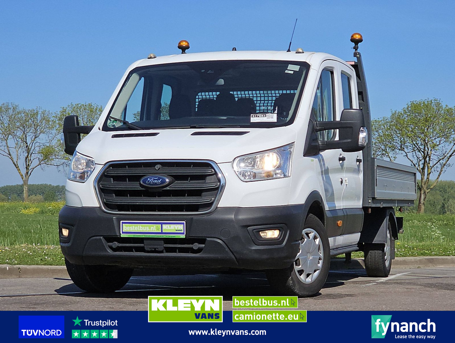 Ford Transit 350 L4 DC Open Laadbak!