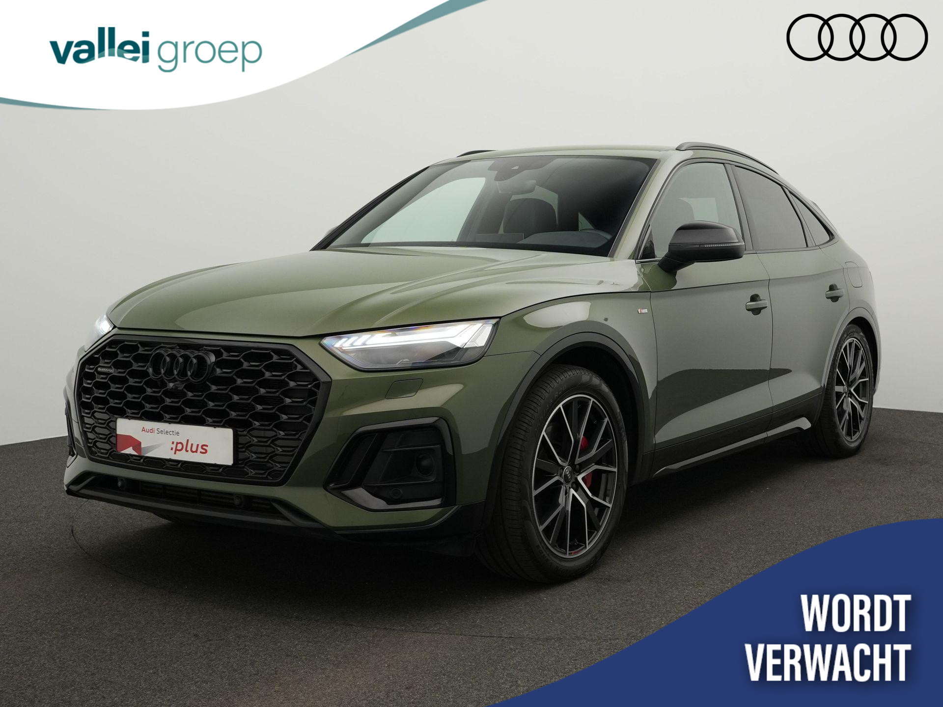 Audi Q5 Sportback 55 TFSI e 367 pk S-tronic S edition Competition / S-Line | Trekhaak | Luchtvering | Stuur-/stoelverwarming | Achteruitrijcamera | Matrix LED | Adaptive Cruise | Massage