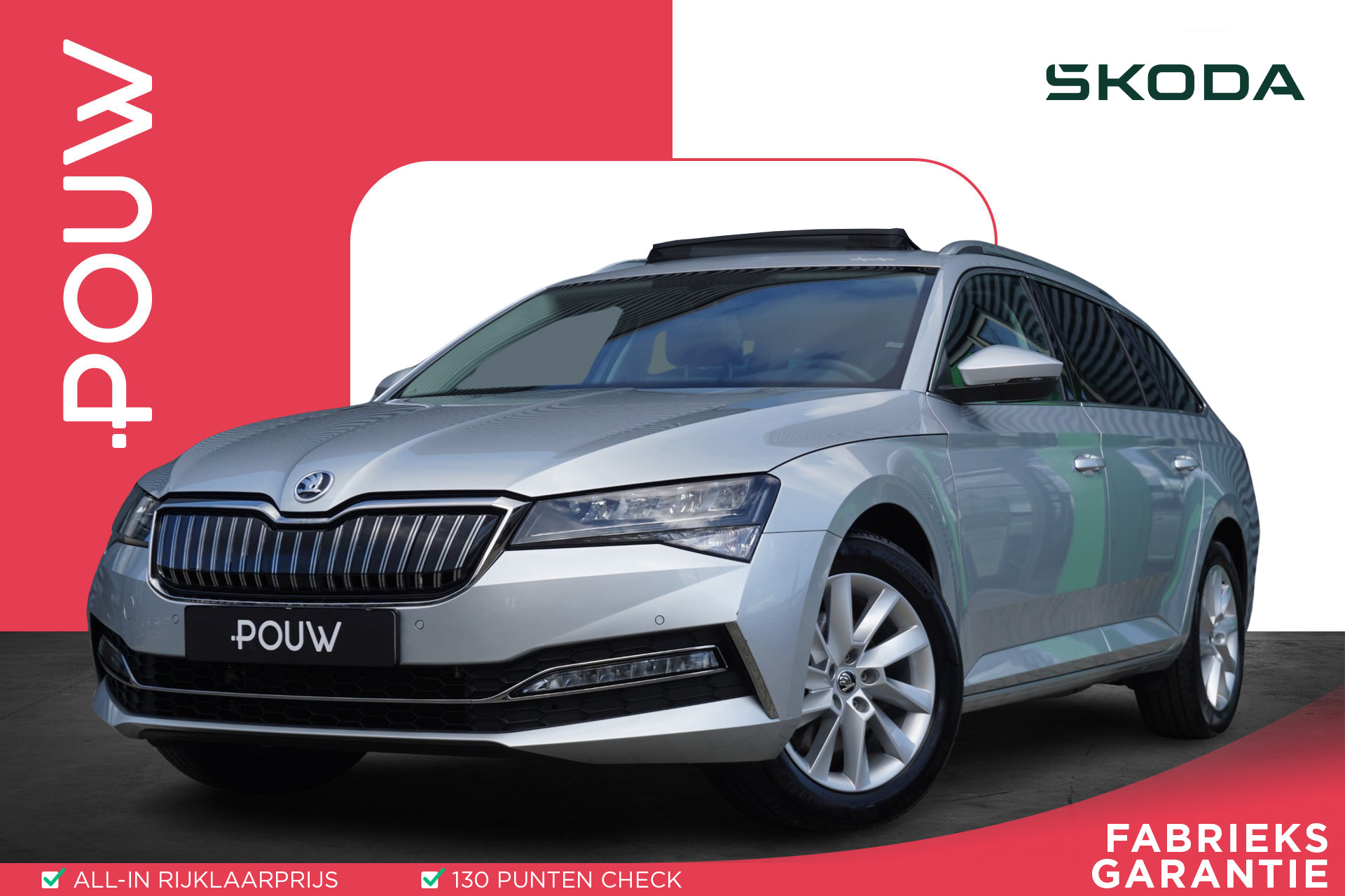 Škoda Superb Combi 1.4 TSI 218pk iV Business Edition Plus | Panoramadak | Achteruitrijcamera | PDC Voor & Achter