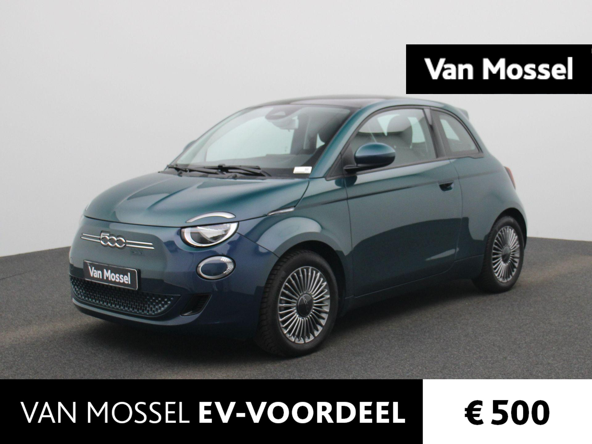 Fiat 500 Icon 42 kWh | Navigatie | Apple carplay | Airco | 16 Inch Velgen | Cruise control |
