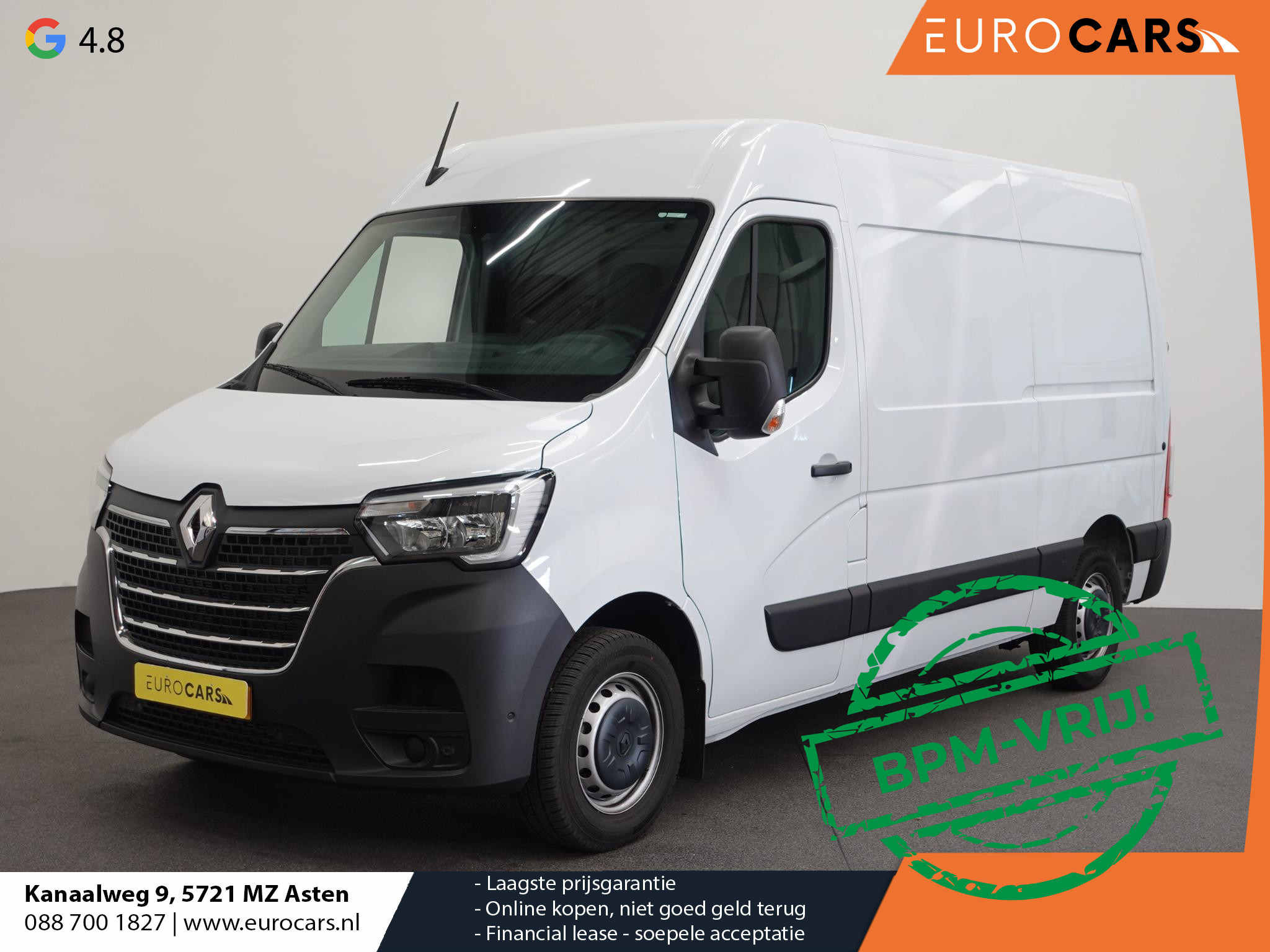 Renault Master T33 2.3 dCi 135 L2H2 BPM VRIJ ! Airco Cruise control Parkeersensoren Navigatie Trekhaak