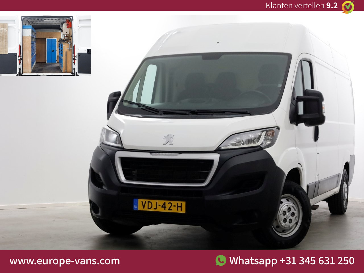 Peugeot Boxer 2.2 BlueHDi 140pk E6 L2H2 Premium Airco/Inrichting 11-2019
