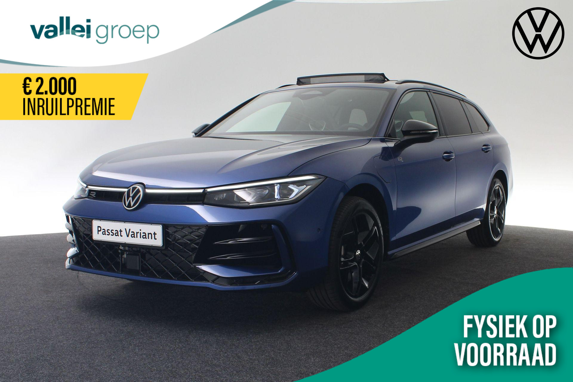 Volkswagen Passat Variant R-Line-Edition 1.5 eHybrid 150 kW / 204 pk DSG | IQ Light | Camera | Stoelmassage | ACC | 19 inch