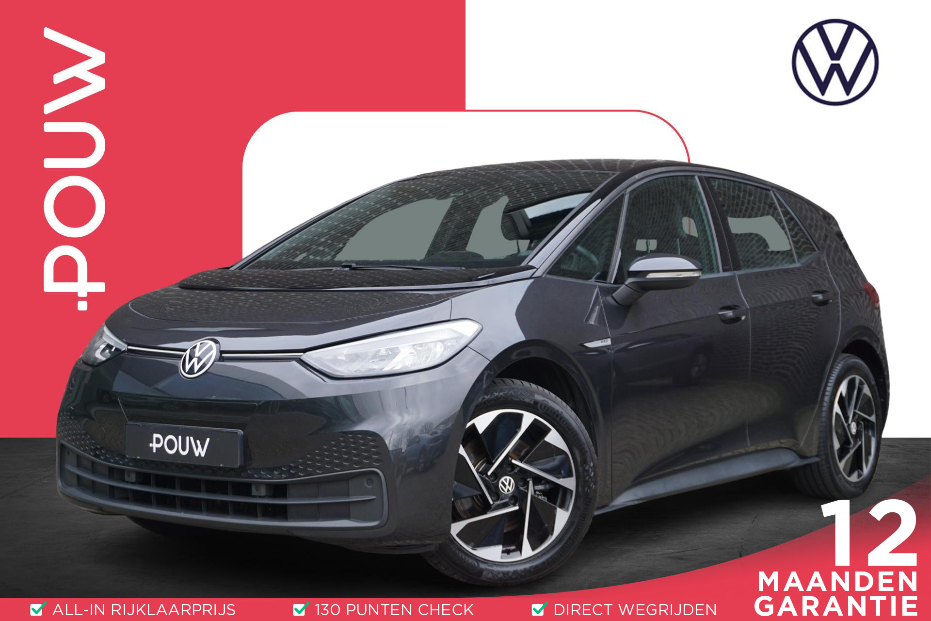 Volkswagen ID.3 204pk Life 58 kWh | SoH 93% | Navigatie | Adaptieve Cruise Control