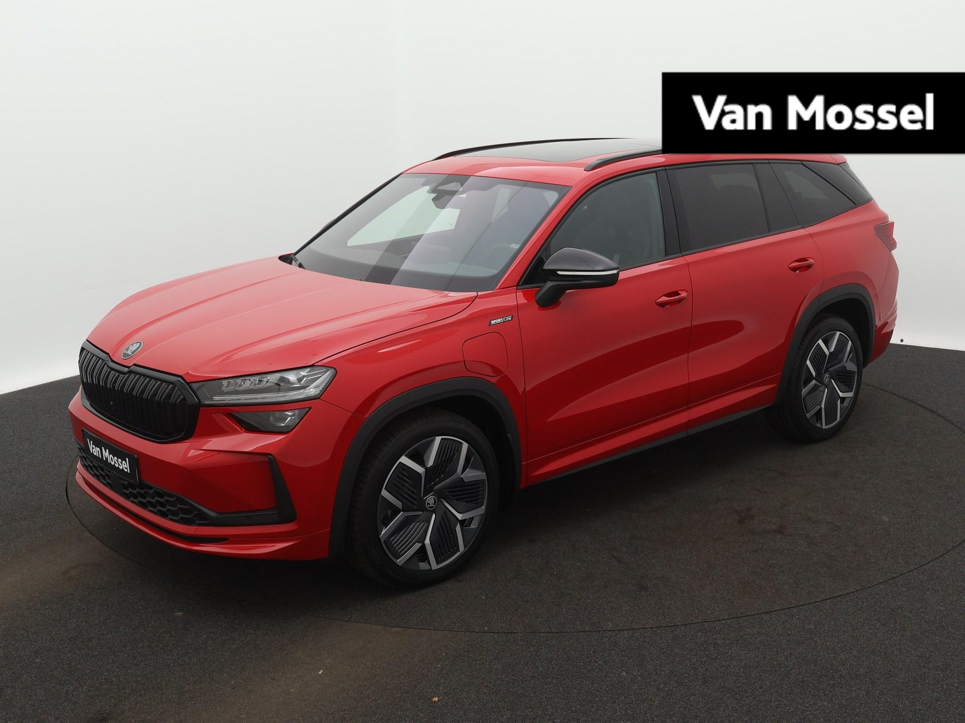 Škoda Kodiaq 1.5 TSI PHEV Sportline Business Light & View | 20 Inch. Lm velgen | Panoramdak | Electrische trekhaak | Adaptieve cruisecontrole | Stoelverwarming | Metallic lak | PHEV | 204 PK | AUTOMAAT
