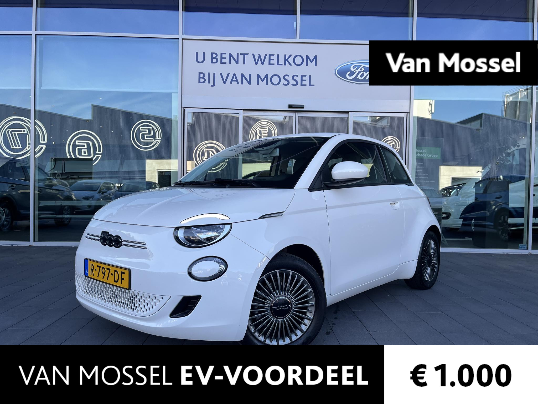 Fiat 500 Icon 42 kWh | Navigatie | Cruise Control | Lane-assist |
