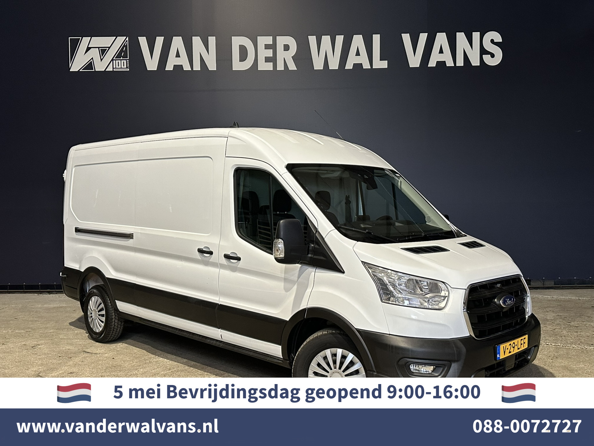 Ford Transit 2.0 TDCI 131pk L3H2 Euro6 Airco | Navigatie | Camera | Cruisecontrol | Apple Carplay | Stoelverwarming Android Auto, Parkeersensoren, Verwarmde voorruit, Bijrijdersbank