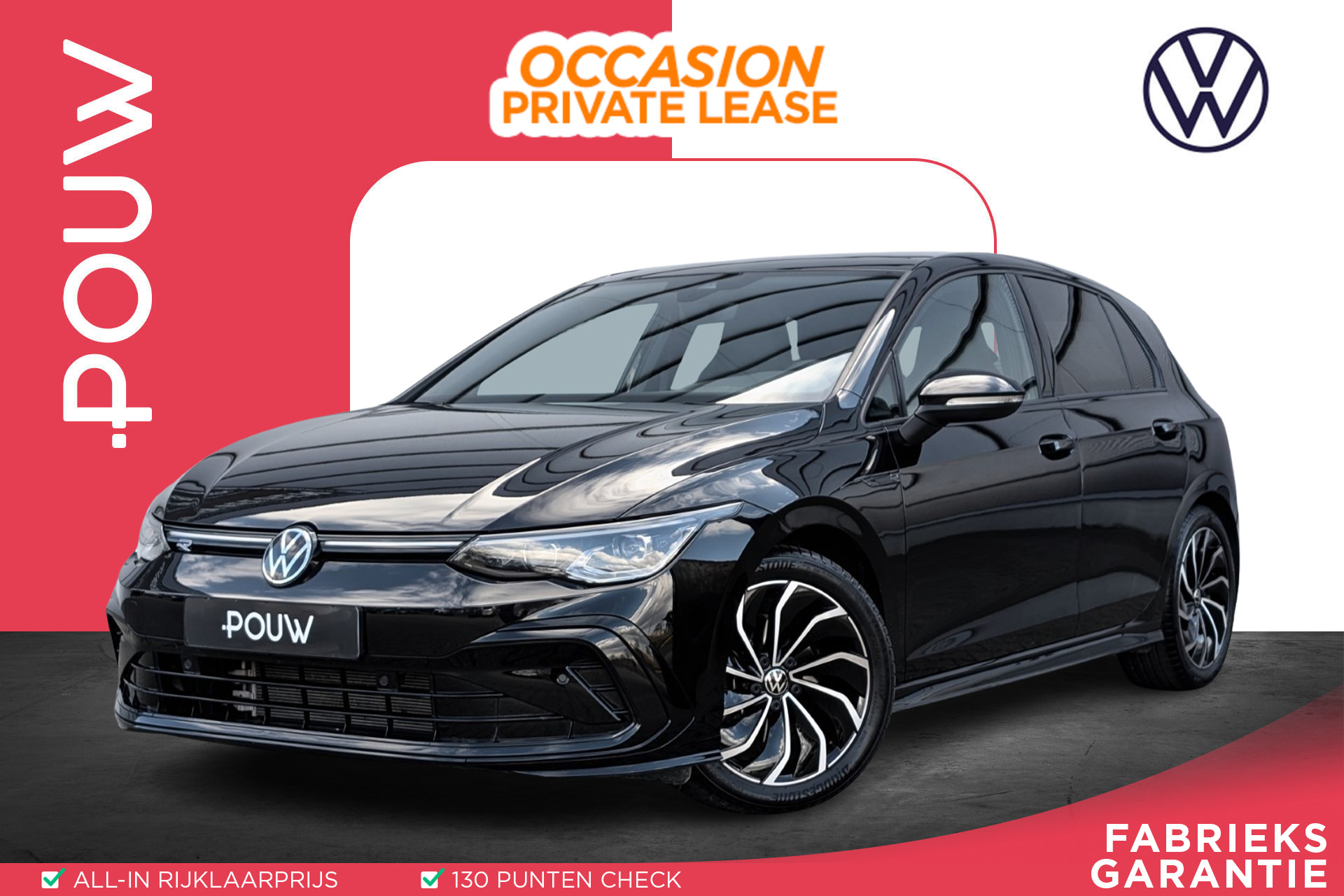 Volkswagen Golf 1.5 eTSI 130pk DSG R-Line | Panoramadak | IQ Light | Black Style