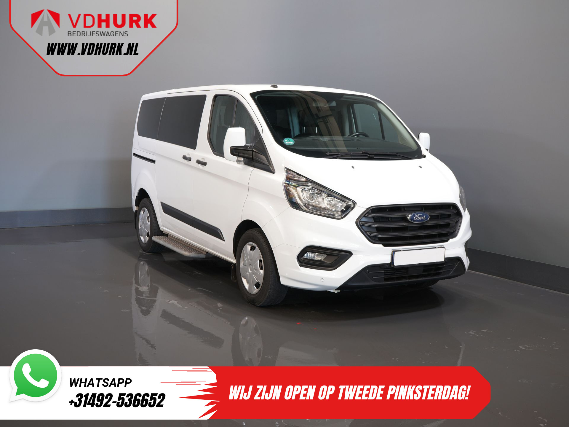 Ford Transit Custom Tourneo 2.0 TDCI €31.997 incl. BTW/BPM Trend Combi/ Kombi/ 9 Persoons/ 9 P/ Cruise/ PDC/ Airco