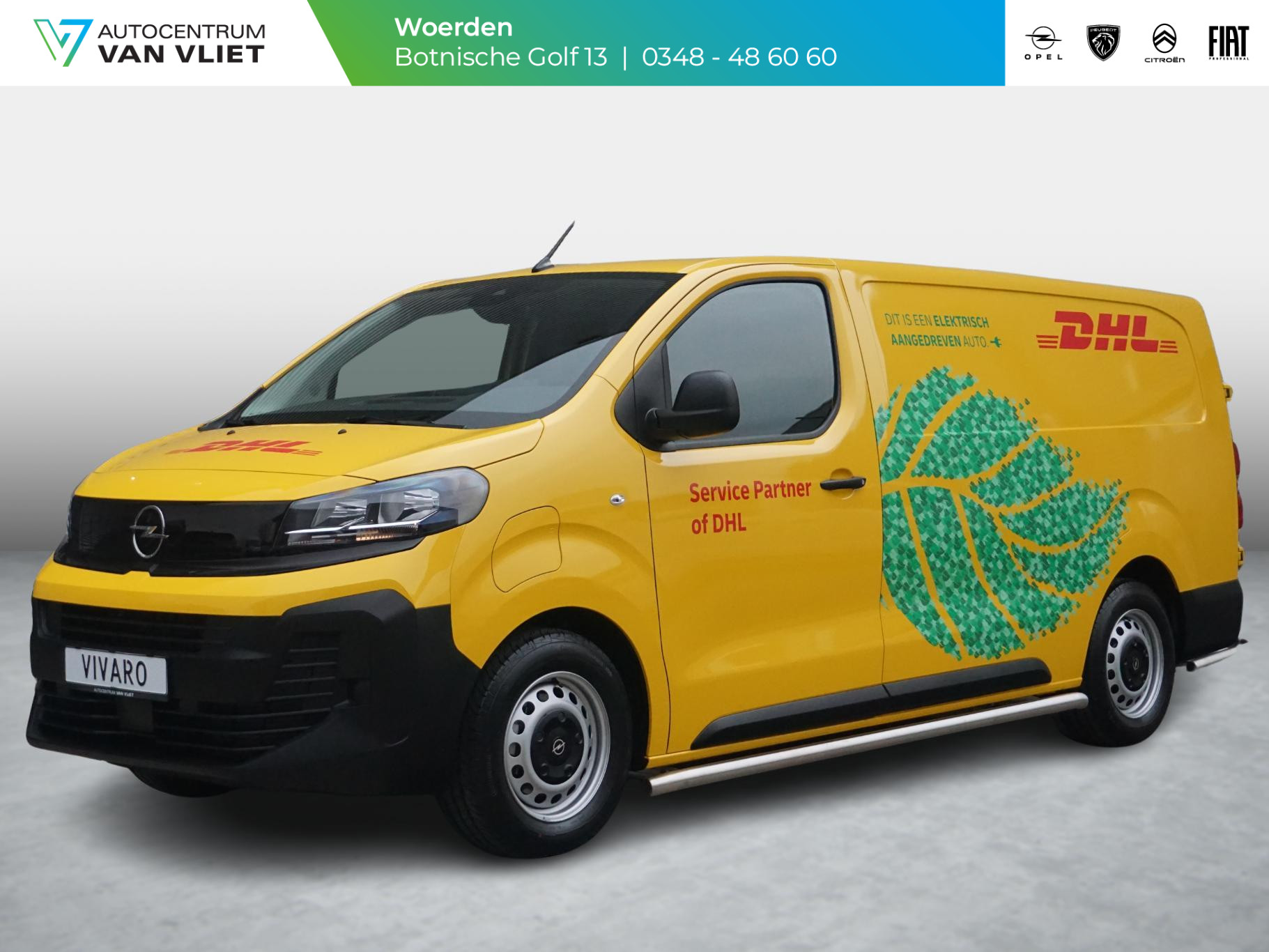 Opel Vivaro-e Electric L3 75 kWh | inclusief complete DHL subcontractor inrichting | rijklaarprijs