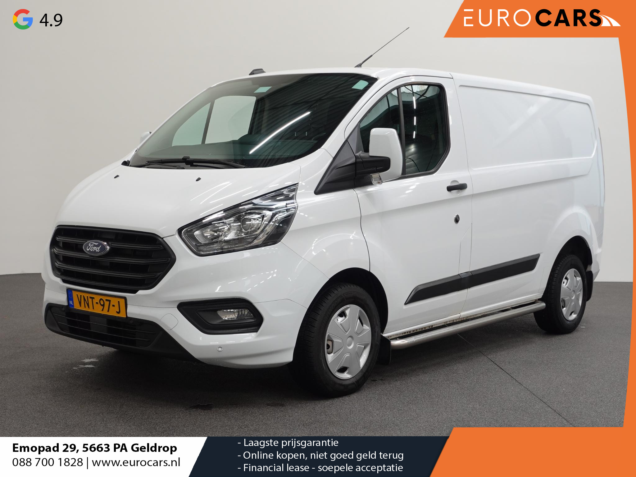 Ford Transit Custom 105pk L1H1 Trend Airco Cruise control LED Parkeersensoren Euro6