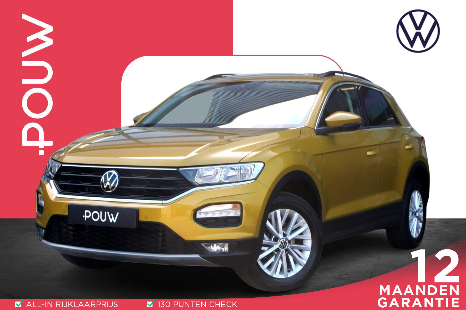 Volkswagen T-Roc 1.0 TSI Style | Parkeer sensoren voor en achter | App connect | Adaptieve cruise control