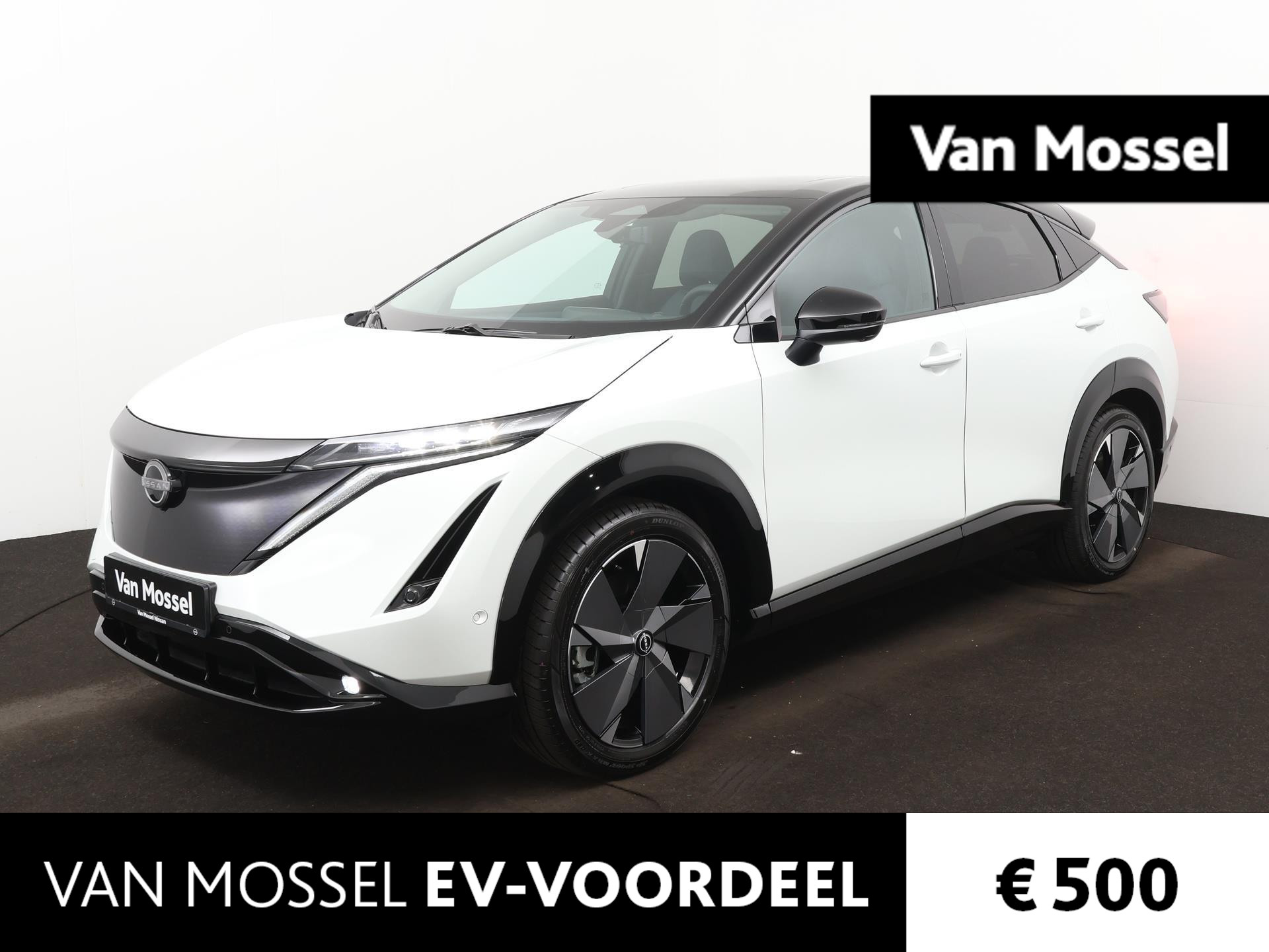 Nissan ARIYA e-4ORCE Evolve+ 87 kWh Leather | ACC | e-Pedal | Stoelverwarming voor + achter | Panoramadak | Elektrisch verstelbaar armsteun | Digitale binnenspiegel | inclusief tot €20.000 korting