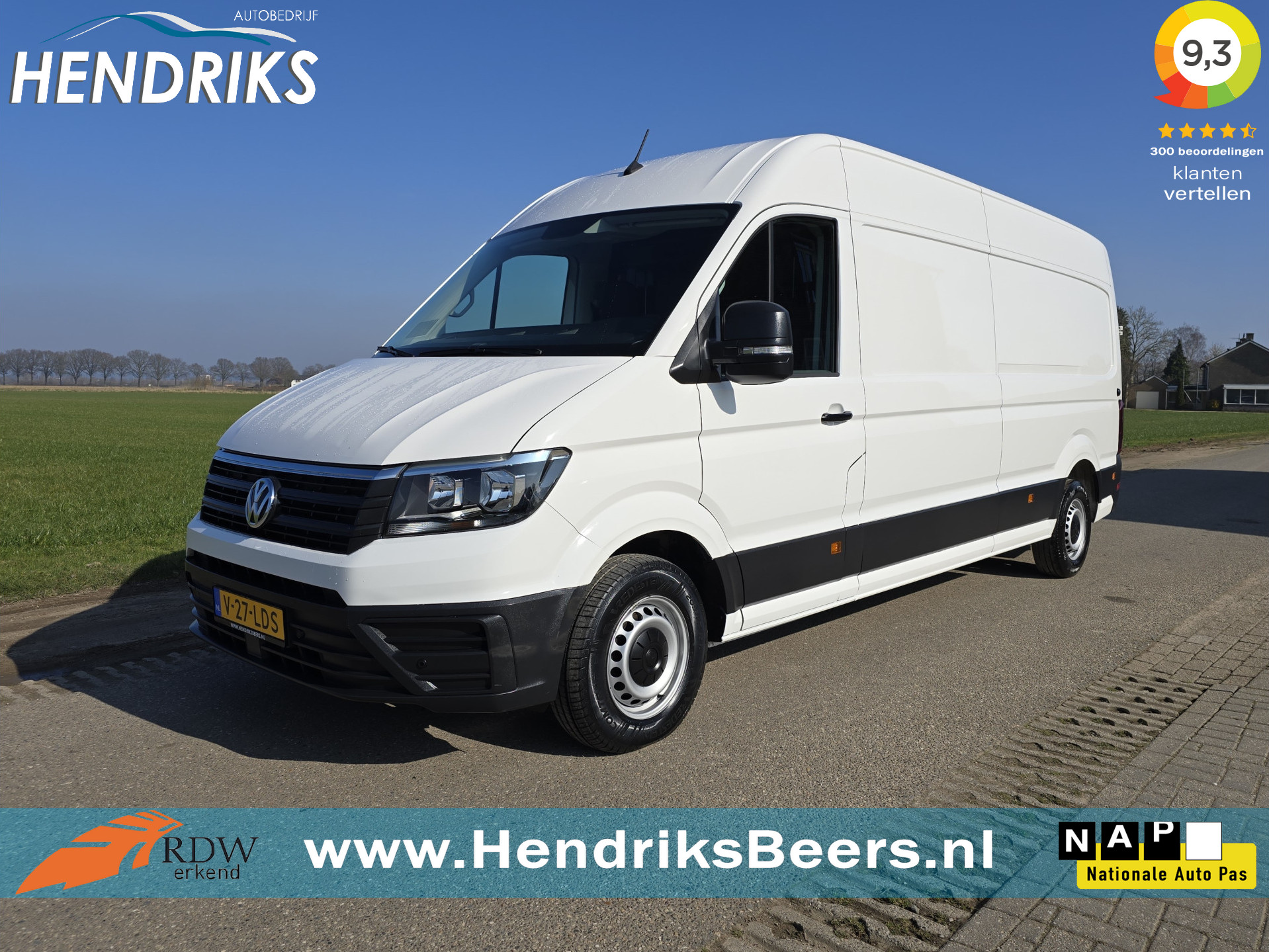 Volkswagen Crafter 35 2.0 TDI L4 H3 Comfortline - 140 Pk - Euro 6 - Airco - Cruise Control
