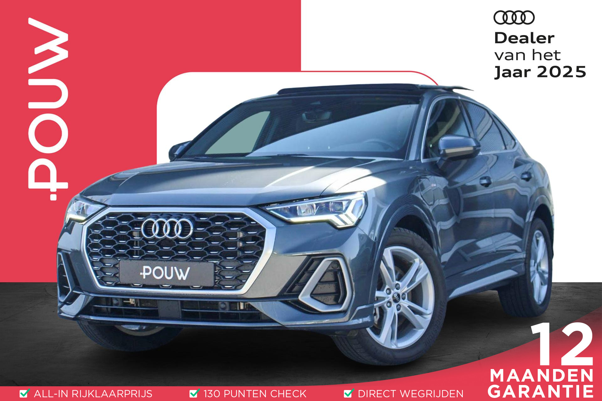 Audi Q3 Sportback 45 TFSI e 245pk S Edition | Panoramadak | Apple Carplay/Android Auto | Dodehoek Sensor | Interieur Voorklimatisering