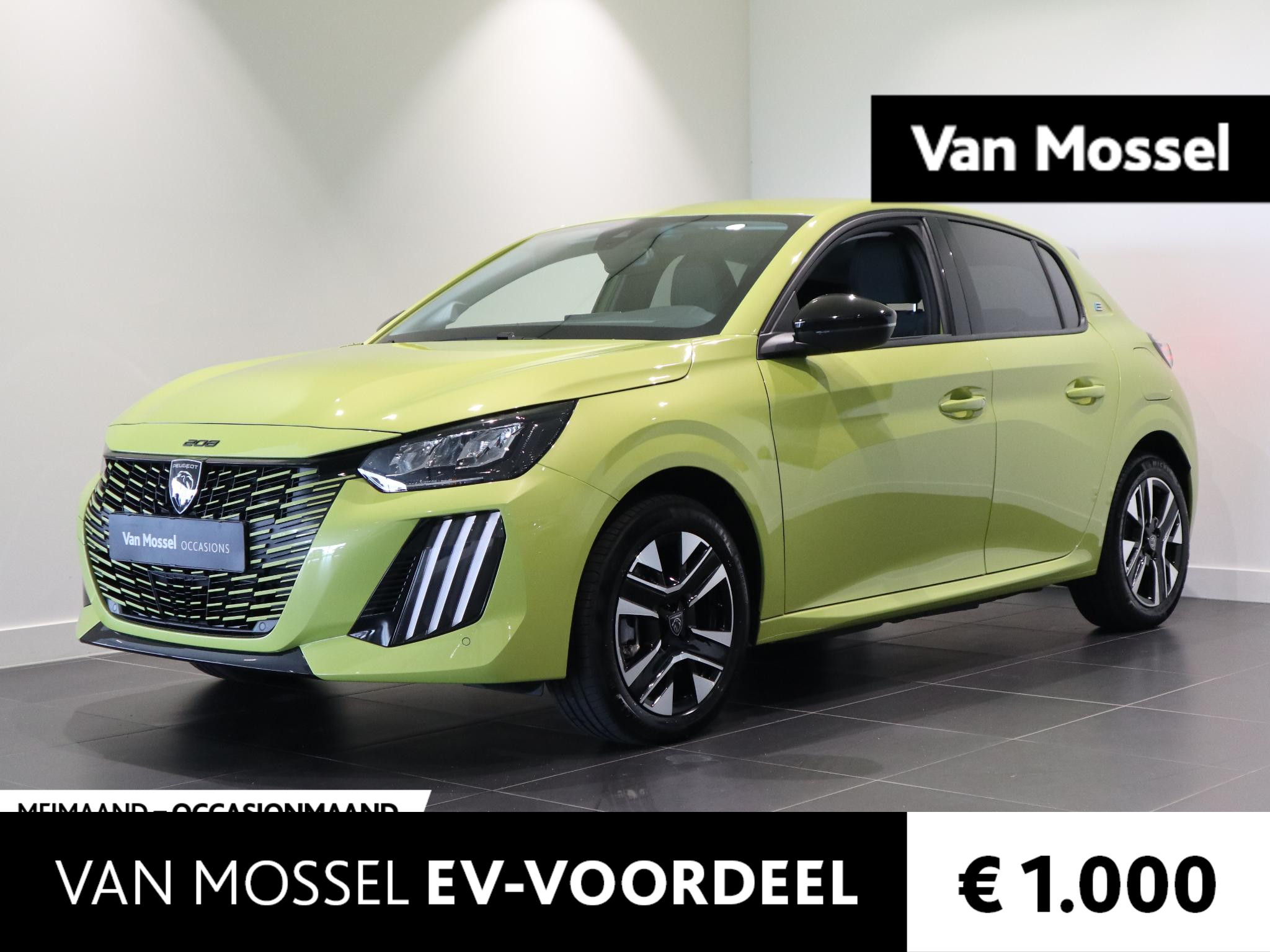 Peugeot e-208 EV E-STYLE 50 kWh P' SENSOREN VOOR+ACHTER - FULL LED - APPLE CARPLAY/ANDROID AUTO