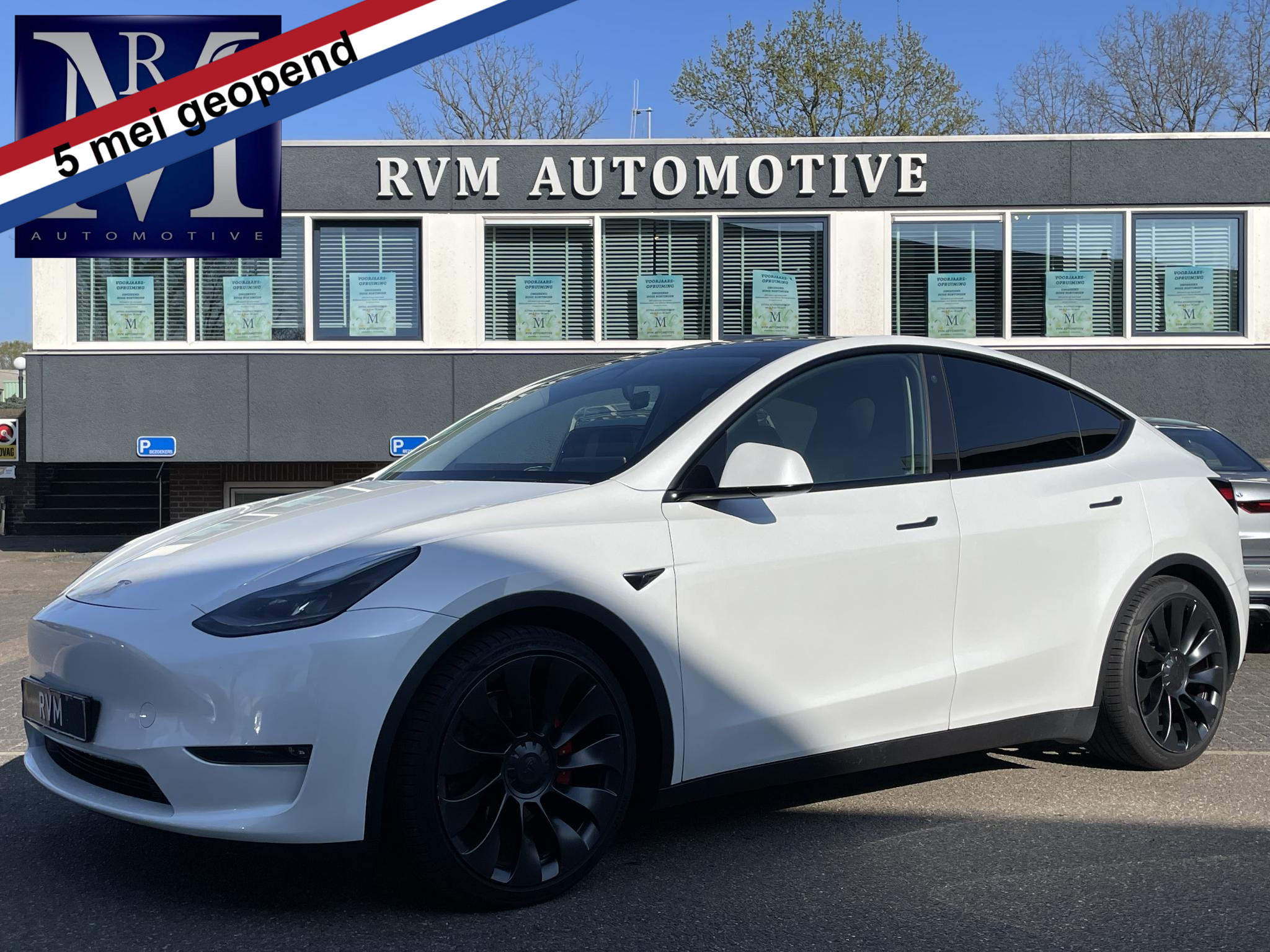 Tesla Model Y Performance AWD 75 kWh STOEL + STUURVERWARMING | LEDER | TESLA GARANTIE T/M 3-2027