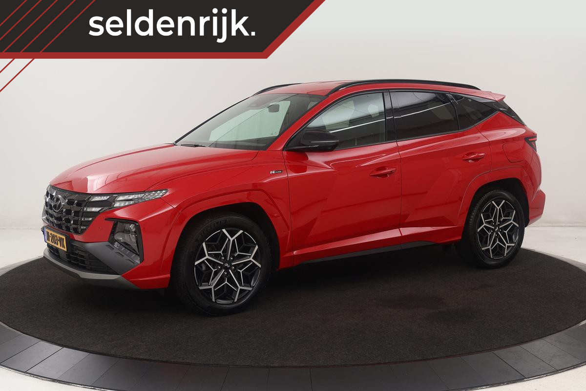 Hyundai Tucson Hybrid 1.6 T-GDI HEV N Line | Stoelventilatie | Trekhaak | 360 camera | Alcantara | Adaptive cruise | Carplay | Full LED