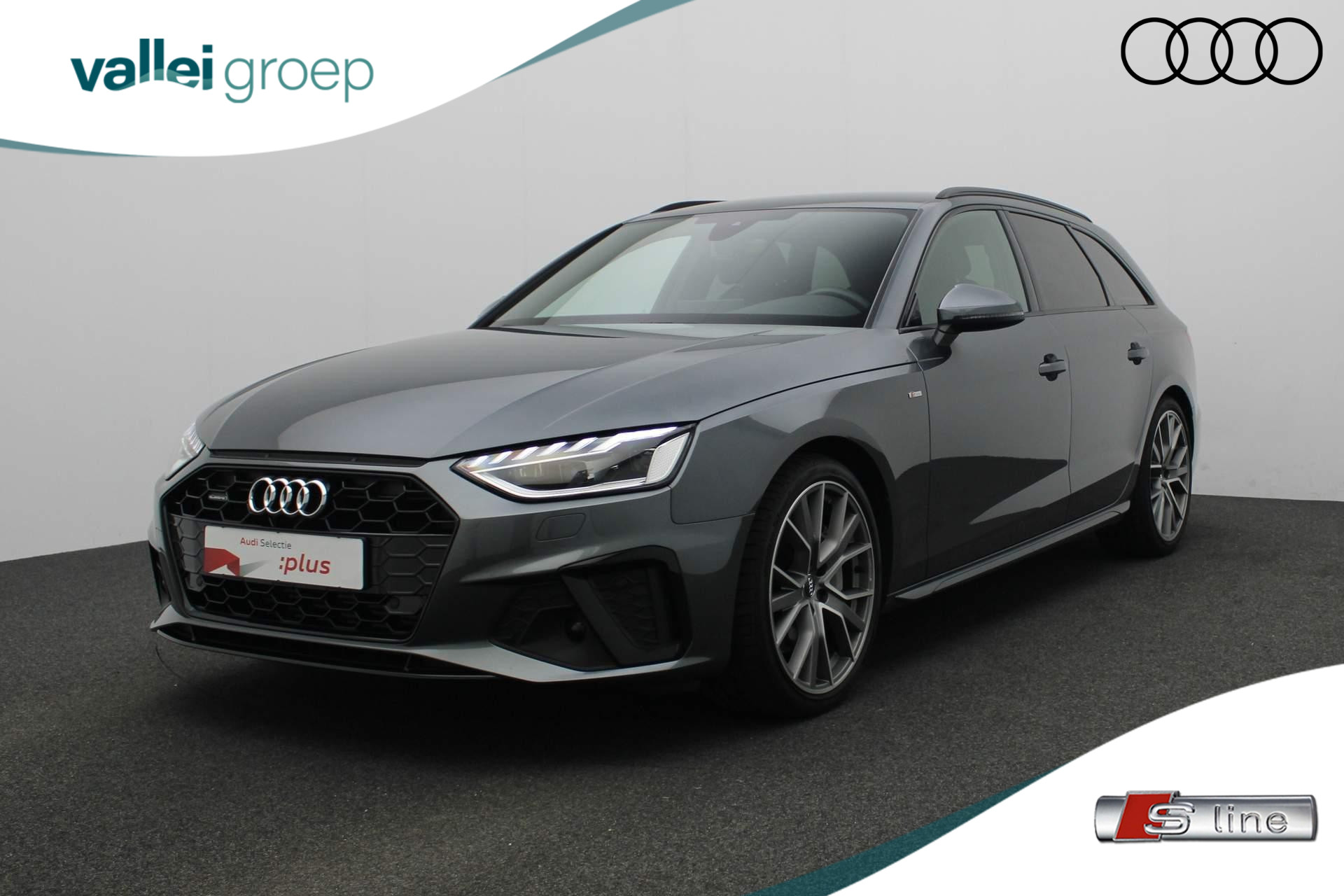 Audi A4 Avant 45 TFSI 245PK S-tronic quattro Launch Edition Sport | Matrix LED | Trekhaak | 19 inch | Zwart optiek | Navi | ACC | Camera | Leder/alcantara