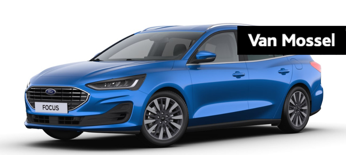 Ford Focus Wagon 1.0 EcoBoost Hybrid Titanium X NU MET €1.500,00 KORTING!! | TITANIUM X | DESERT ISLAND BLUE |