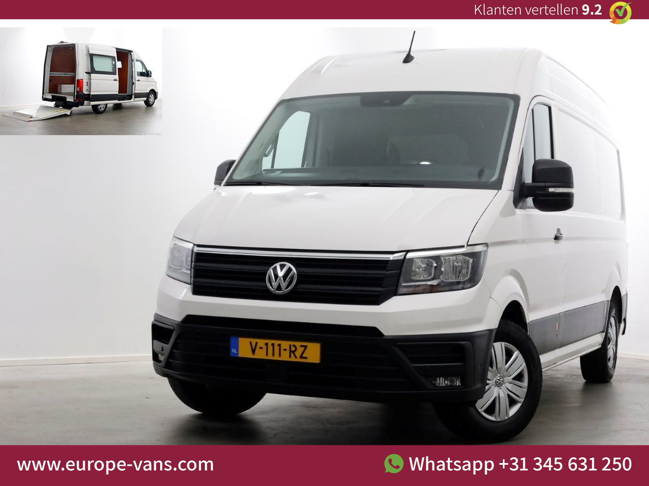 Volkswagen Crafter 35 2.0 TDI 140pk L3H3 (L2H2) Highline ACC/Camera Laadklep 500kg 05-2020