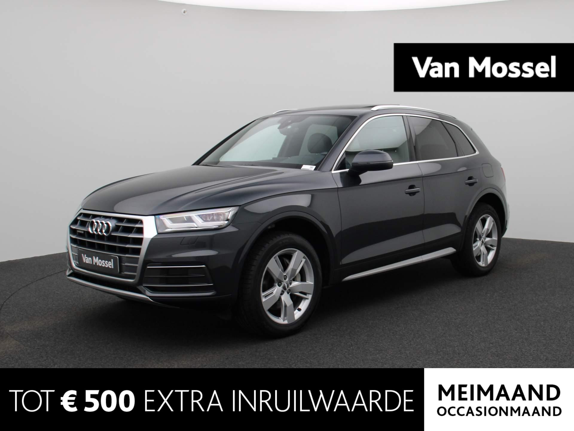Audi Q5 50 TFSI e quattro Pro Line | PANORAMADAK | LEDER | VIRTUAL COCKPIT | NAVIGATIE | ELEKTRISCHE ACHTERKLEP | ACHTERUITRIJCAMERA | SPORTSTOELEN | STOELVERWARMING | CLIMATE CONTROL | CRUISE CONTROL | ELEKTRISCHE VOORSTOELEN | XENON KOPLAMPEN | APPLE CARPLAY | ANDROID AUTO |