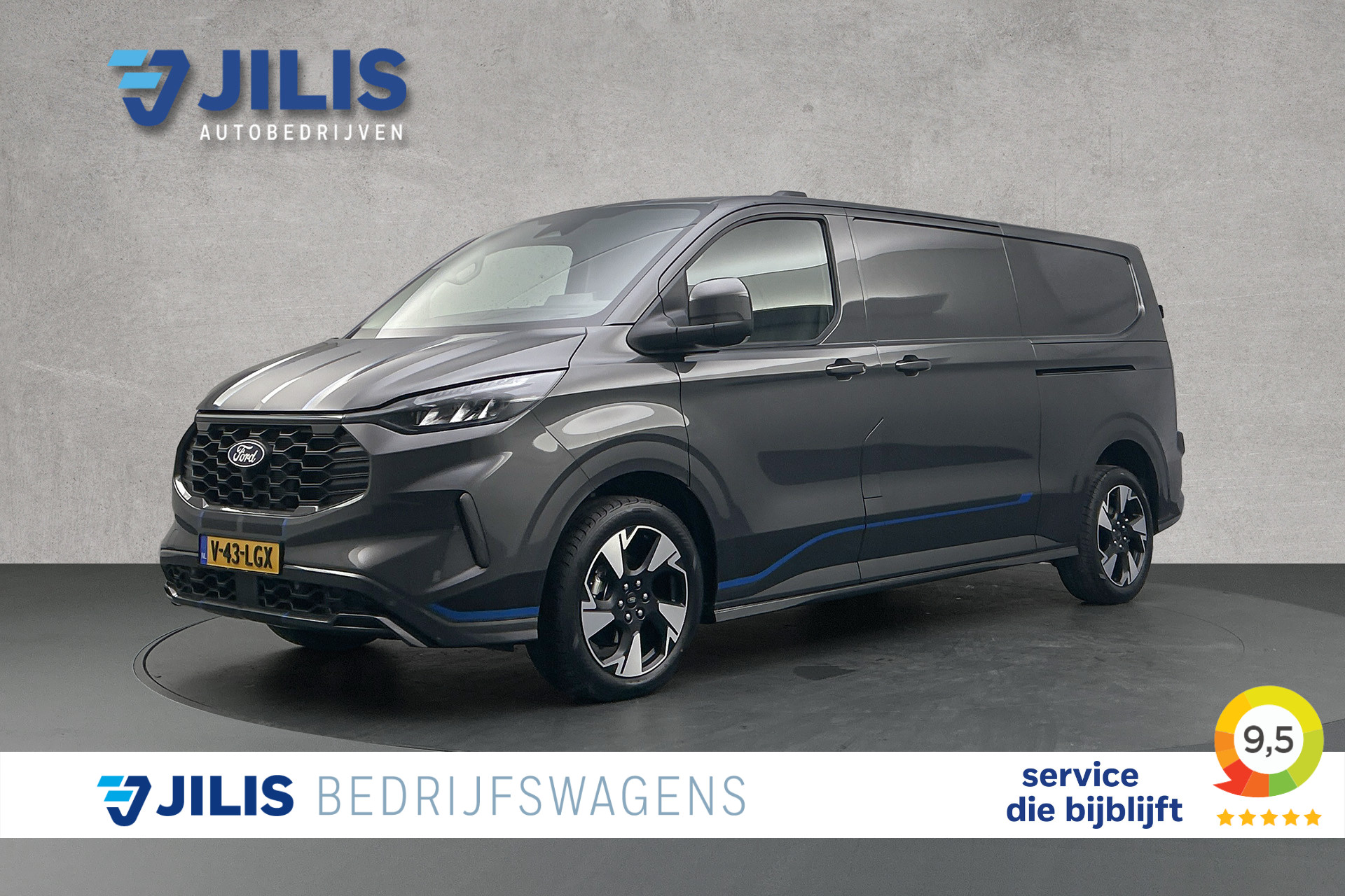 Ford Transit Custom 2.0 TDCI L2H1 Sport | Adaptief cruise control | 2x schuifdeur | Half lederen bekleding | LED | Parkeersensoren