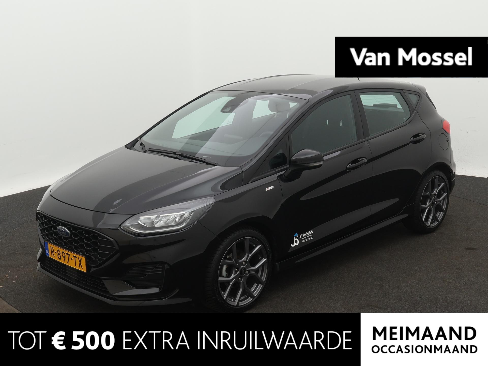 Ford Fiesta 1.0 EcoBoost Hybrid ST-Line X | CLIMATE CONTROL | CRUISE CONTROL | NAVIGATIE | AGATE BLACK |