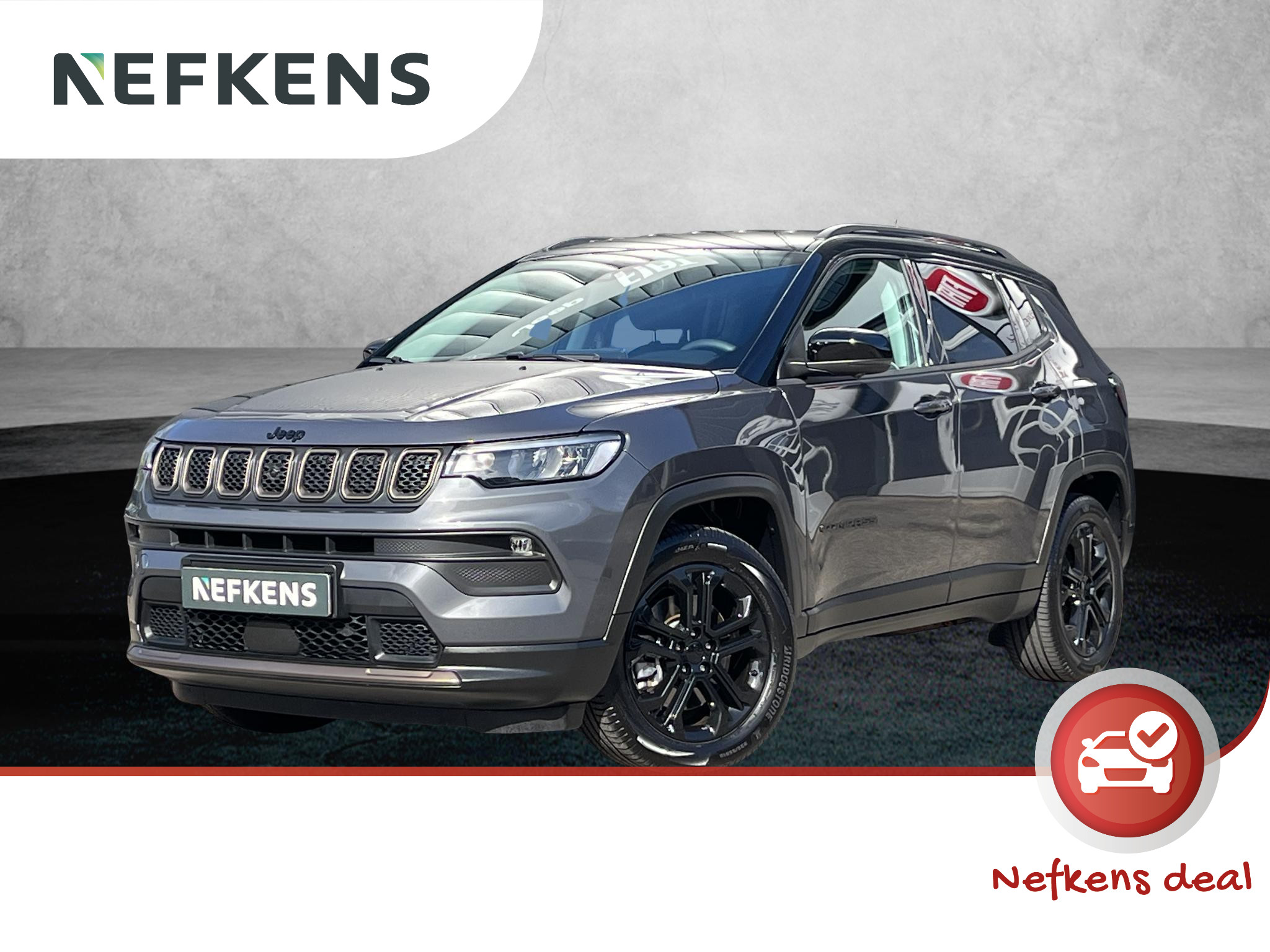 Jeep Compass 4XE 240pk Upland Automaat | Plug-in Hybrid | 1ste eigenaar | Camera | 18"LMV | Dodehoekdetectie | Navigatie