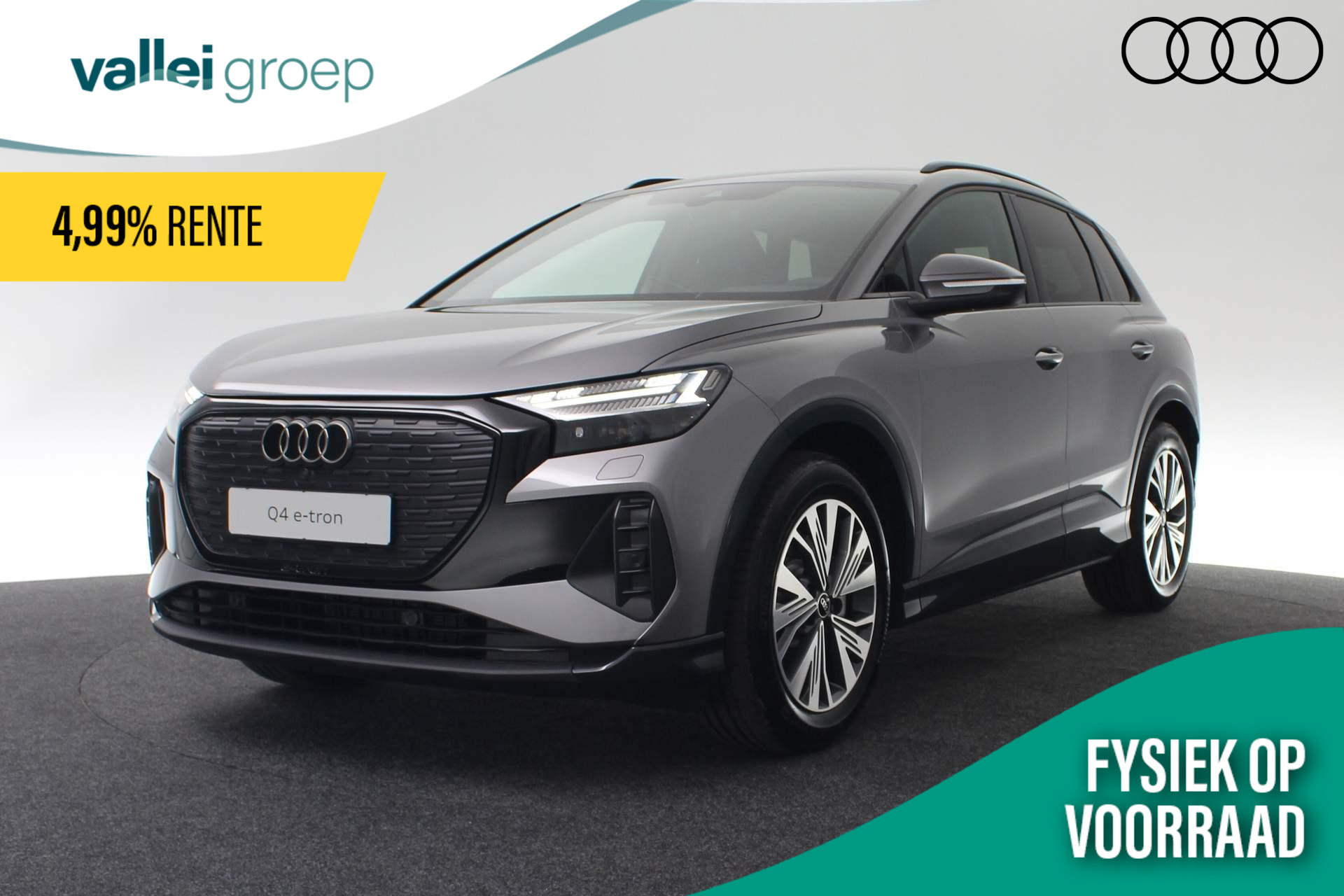 Audi Q4 e-tron Advanced edition 45 82 kWh 210 kW / 286 pk Audi Q4 e-tron Advanced edition 45 286pk | Assistentie Pakket Plus | Optiek Pakket Zwart Plus | Privacy Glas