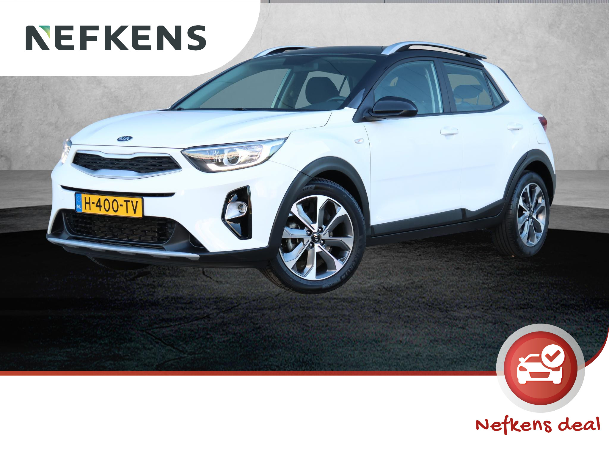 Kia Stonic 1.0 120PK T-GDi DynamicLine | Navigatie | Camera | Parkeersensoren Achter | LED Dagrijverlichting | Climate Control | Cruise Control | 17" Lichtmetalen Velgen | Apple Carplay/Android Auto |