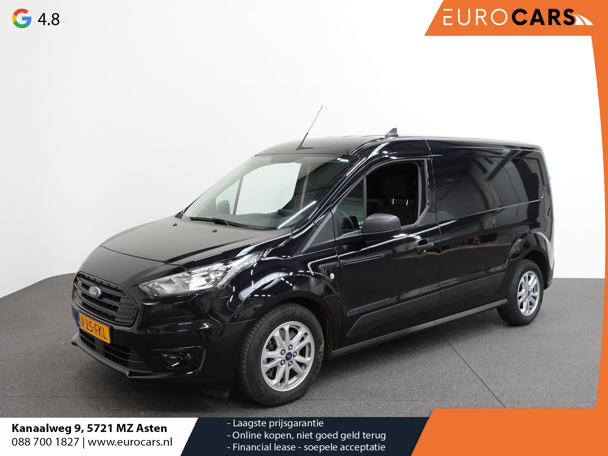 Ford Transit Connect 100pk L2 Trend Automaat Trekhaak Airco Navi Cruise Automaat Trekhaak Navi Airco PDC A Cruise 3Zits Camera DAB+