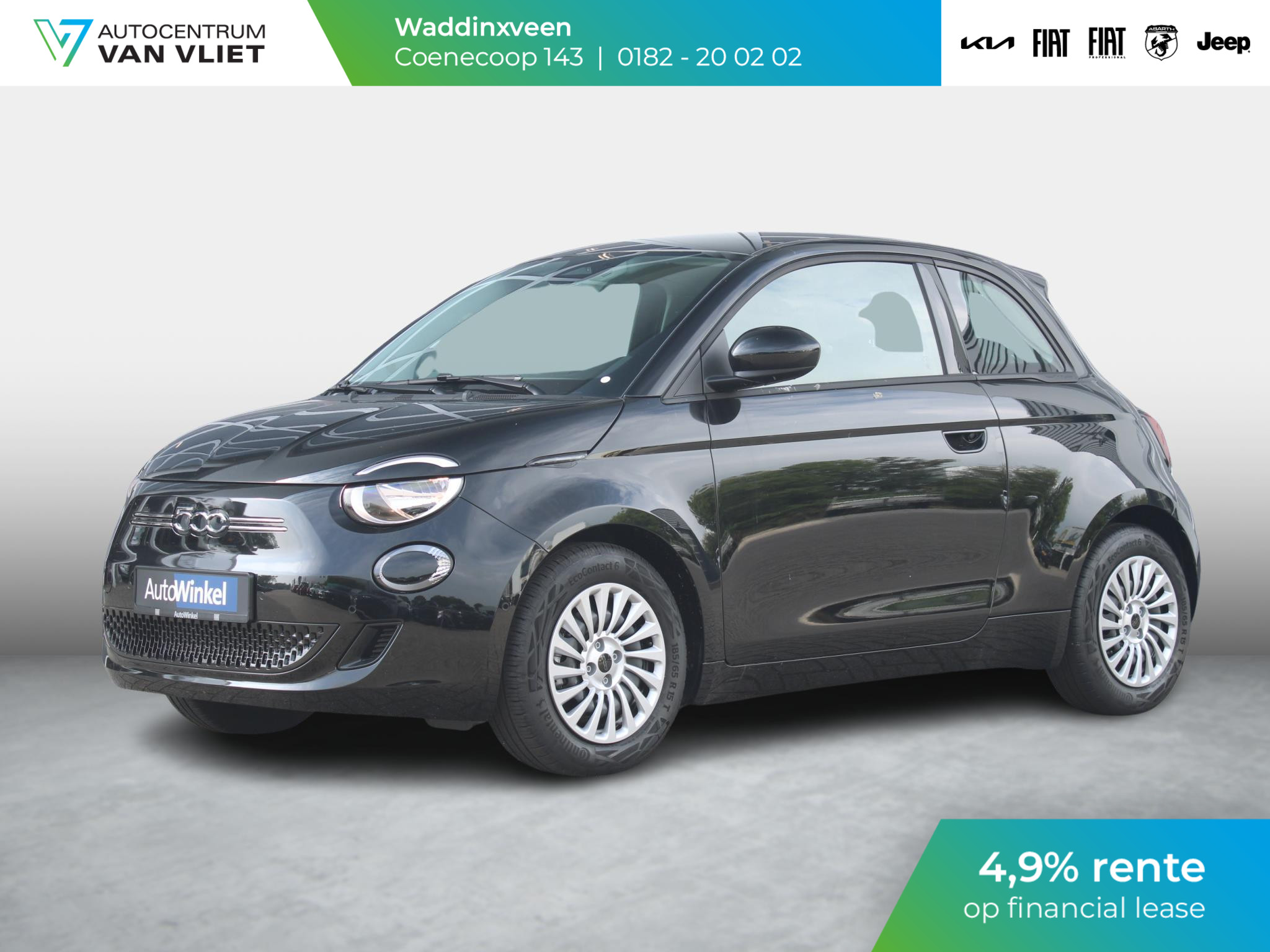 Fiat 500e 42 kWh | Camera | Keyless | PDC | BSM | Clima | Cruise | Apple Carplay |