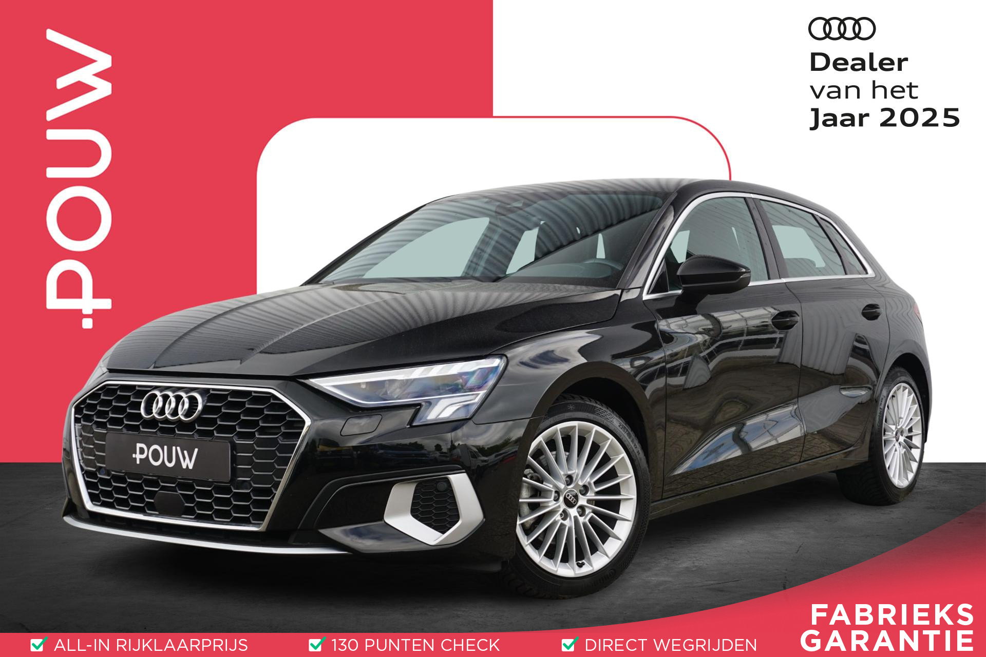 Audi A3 Sportback 35 TFSI 150pk S-tronic MHEV Advanced Edition | Smartphone Interface | Navigatie | LED Koplampen | PDC | Sportstoelen