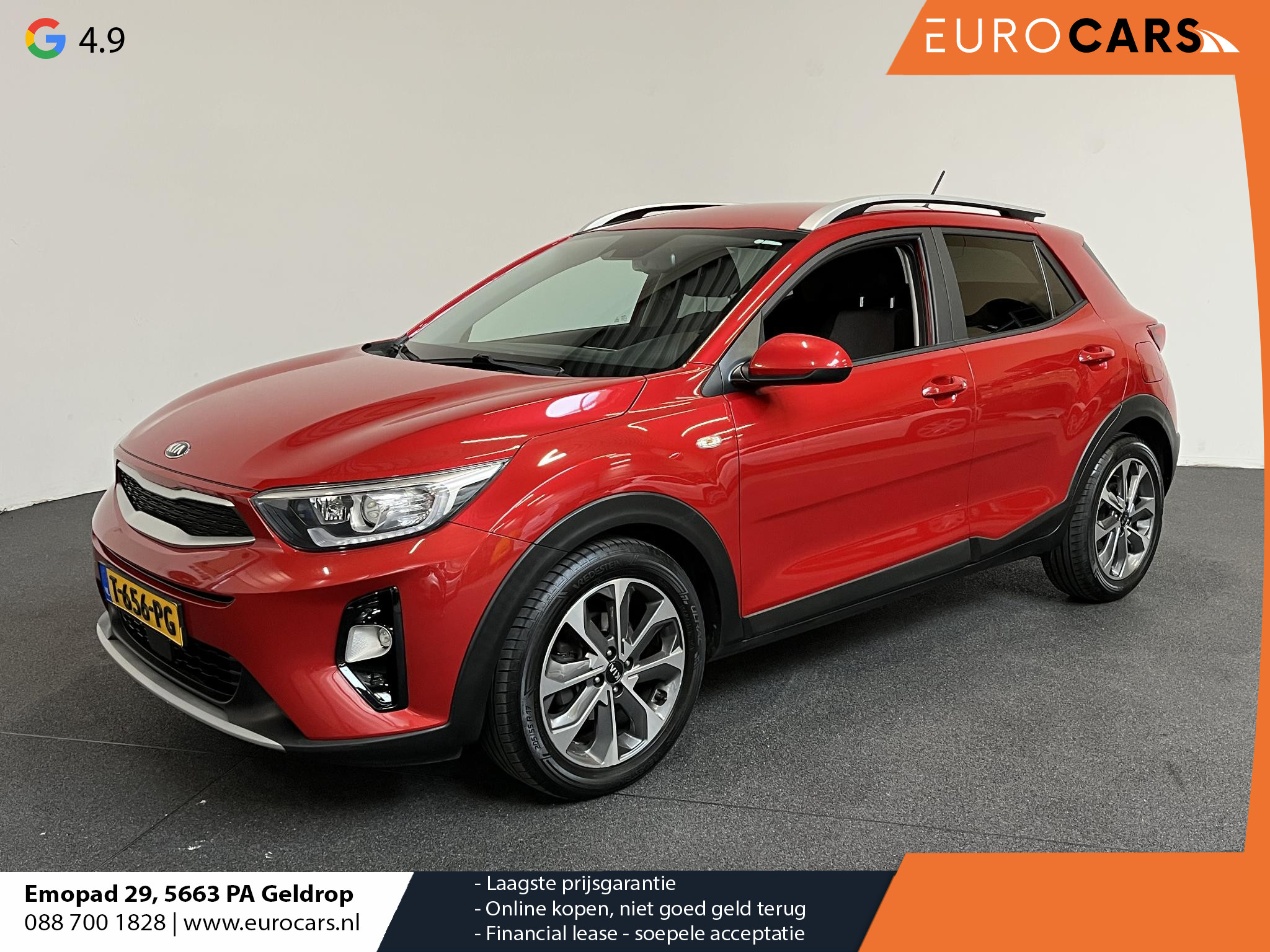 Kia Stonic 1.0 T-GDi 120PK DynamicPlusLine Navigatie Apple Carplay/Android Auto Cruise Control Stoel/Stuurverwarming Privacy Glass Parkeersensoren