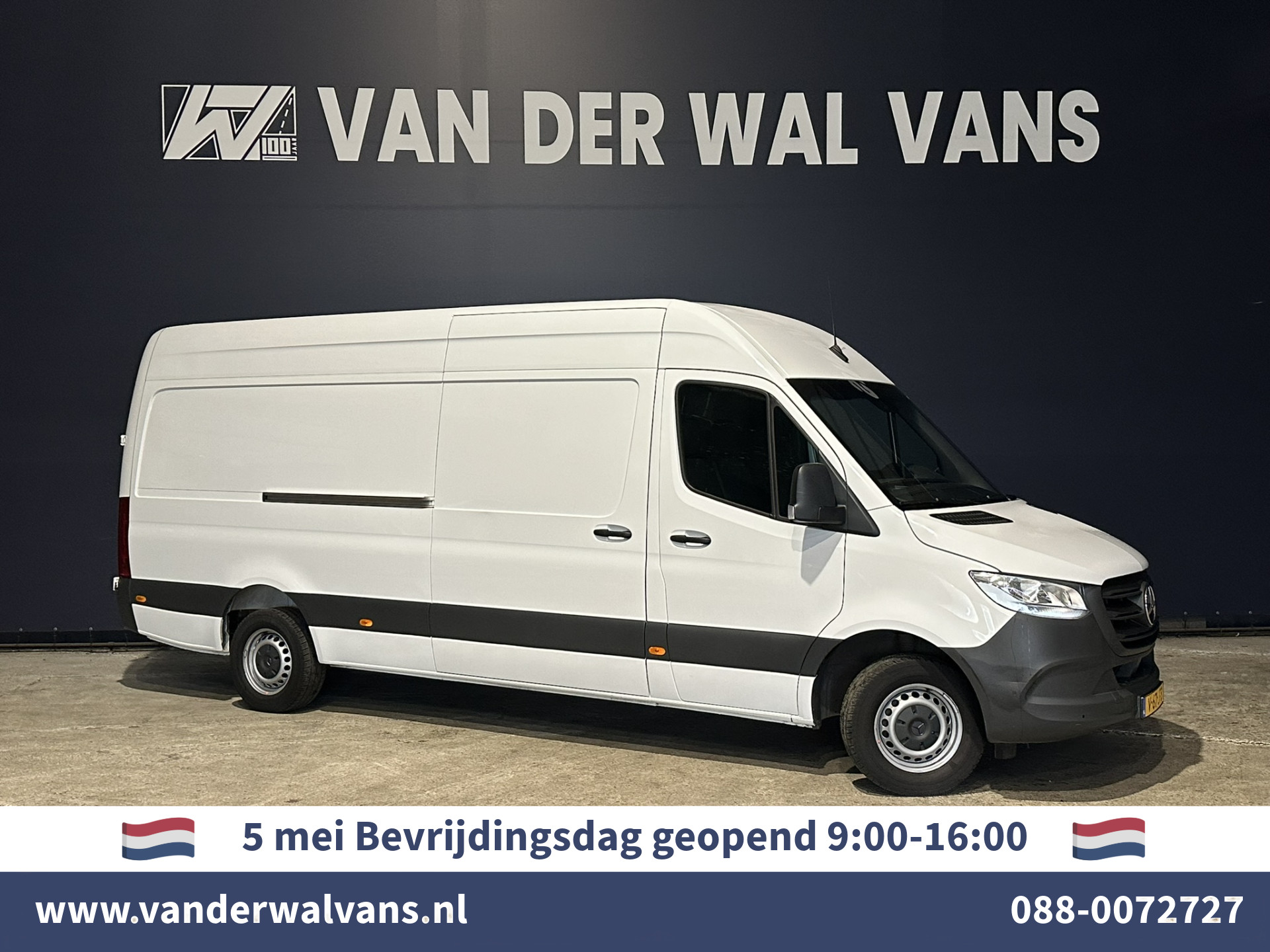 Mercedes-Benz Sprinter 317 CDI 170pk L3H2 Fabrieksgarantie Euro6 Airco | Camera | Apple Carplay | Cruisecontrol Android Auto, Parkeersensoren, Bijrijdersbank, stoelverwarming