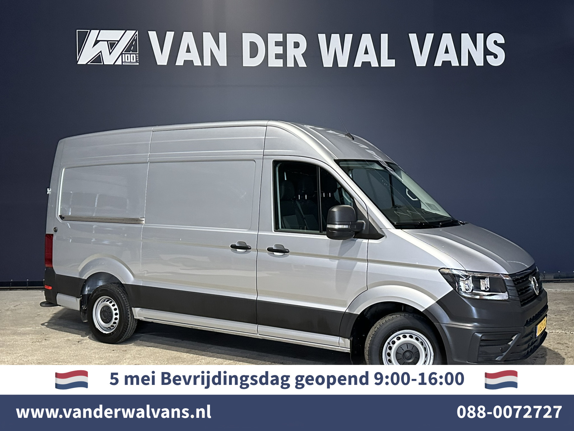 Volkswagen Crafter 2.0 TDI 141pk L3H3 L2H2 Euro6 Airco | Camera | Cruisecontrol | Apple Carplay Android Auto, Chauffeursstoel, Parkeersensoren, Bijrijdersbank, 3000kg Trekvermogen