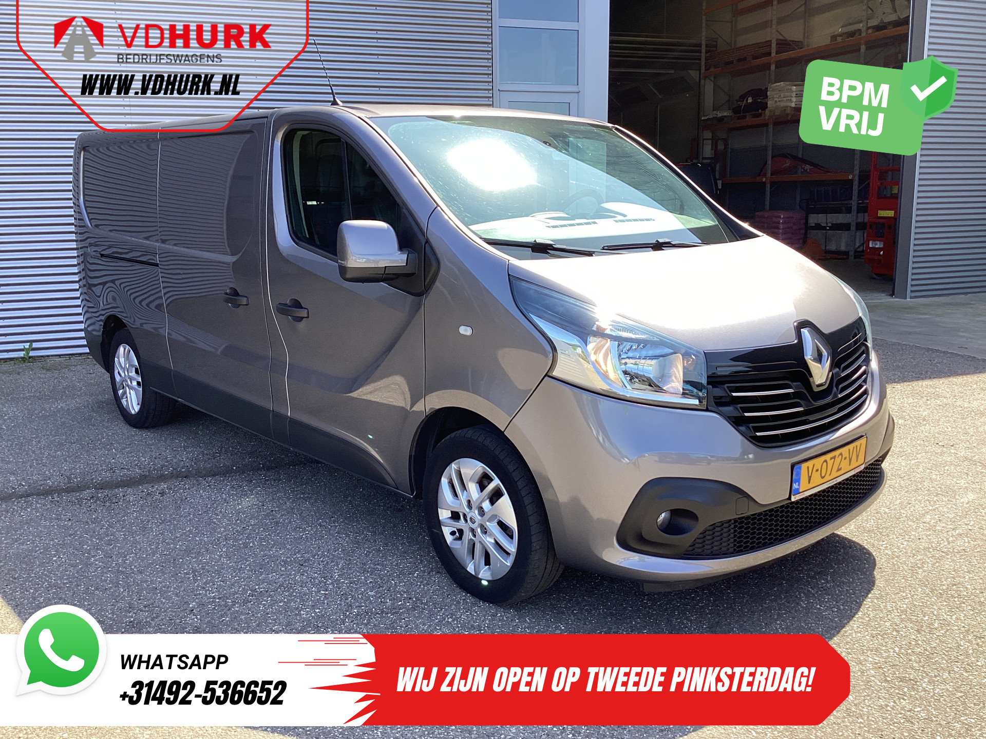 Renault Trafic 1.6 dCi 125 pk L2 BPM VRIJ! Climate/ Camera/ Cruise/ Trekhaak/ Navi/ PDC/ LMV