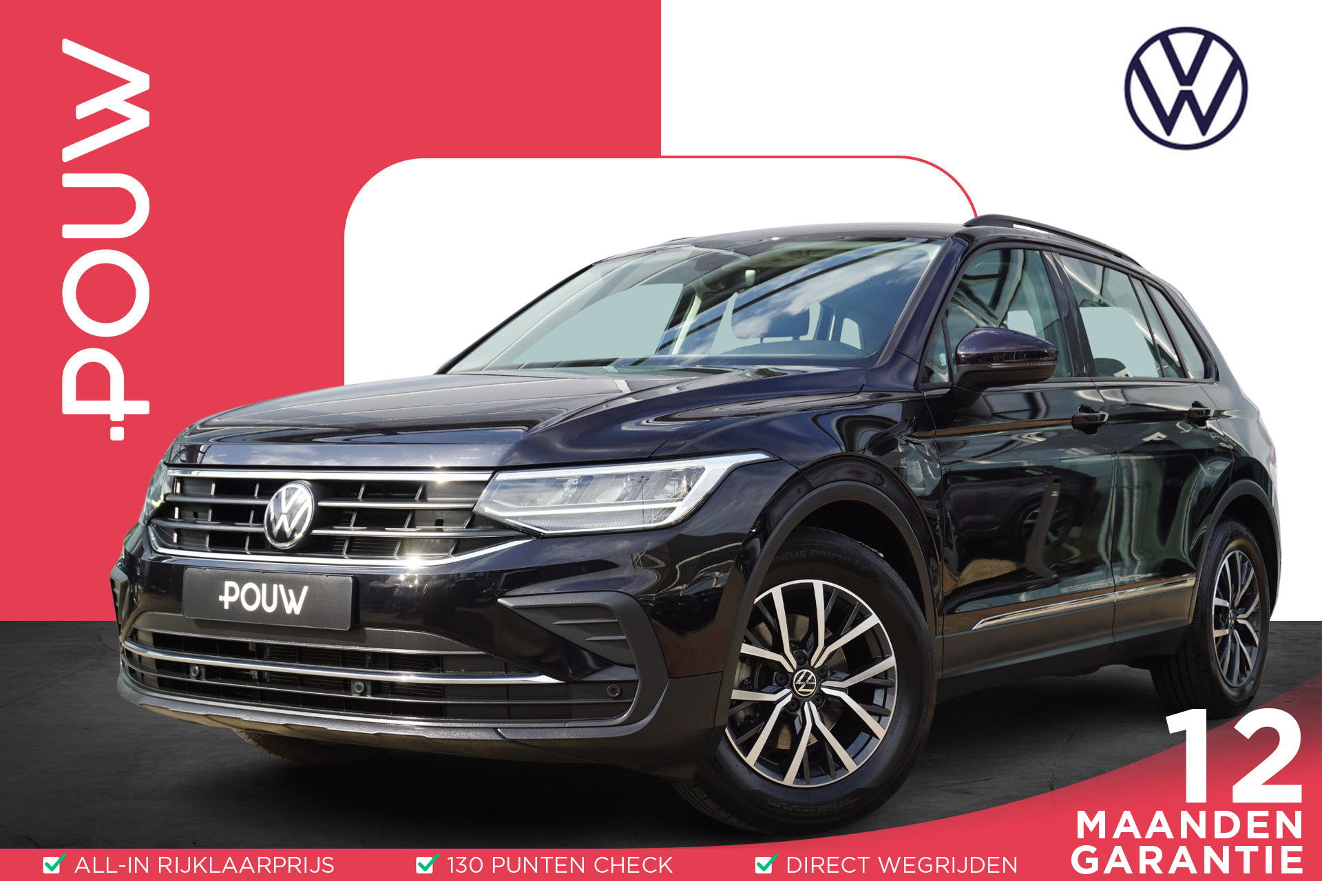 Volkswagen Tiguan 1.5 TSI 150pk Life Business | Navigatie | Stoelverwarming | Applecarplay&Androidauto |