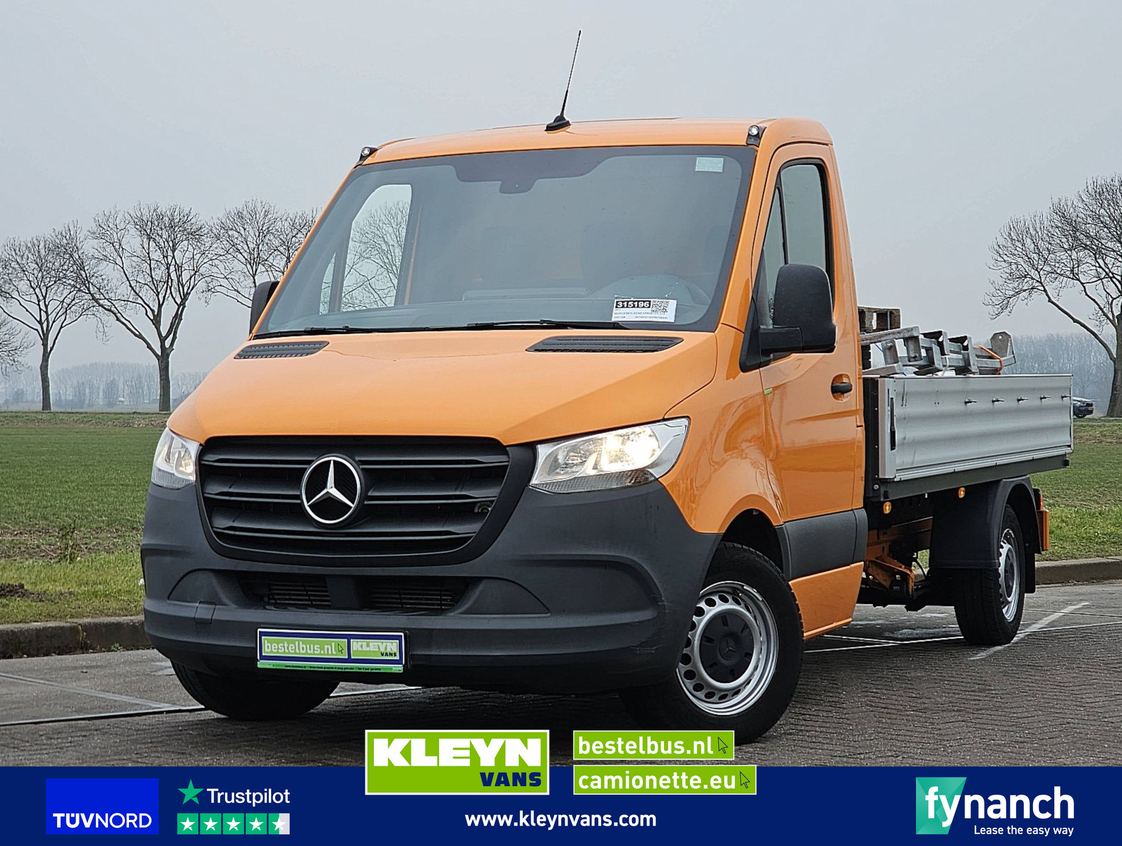 Mercedes-Benz Sprinter 314 Open-Laadbak Euro6!
