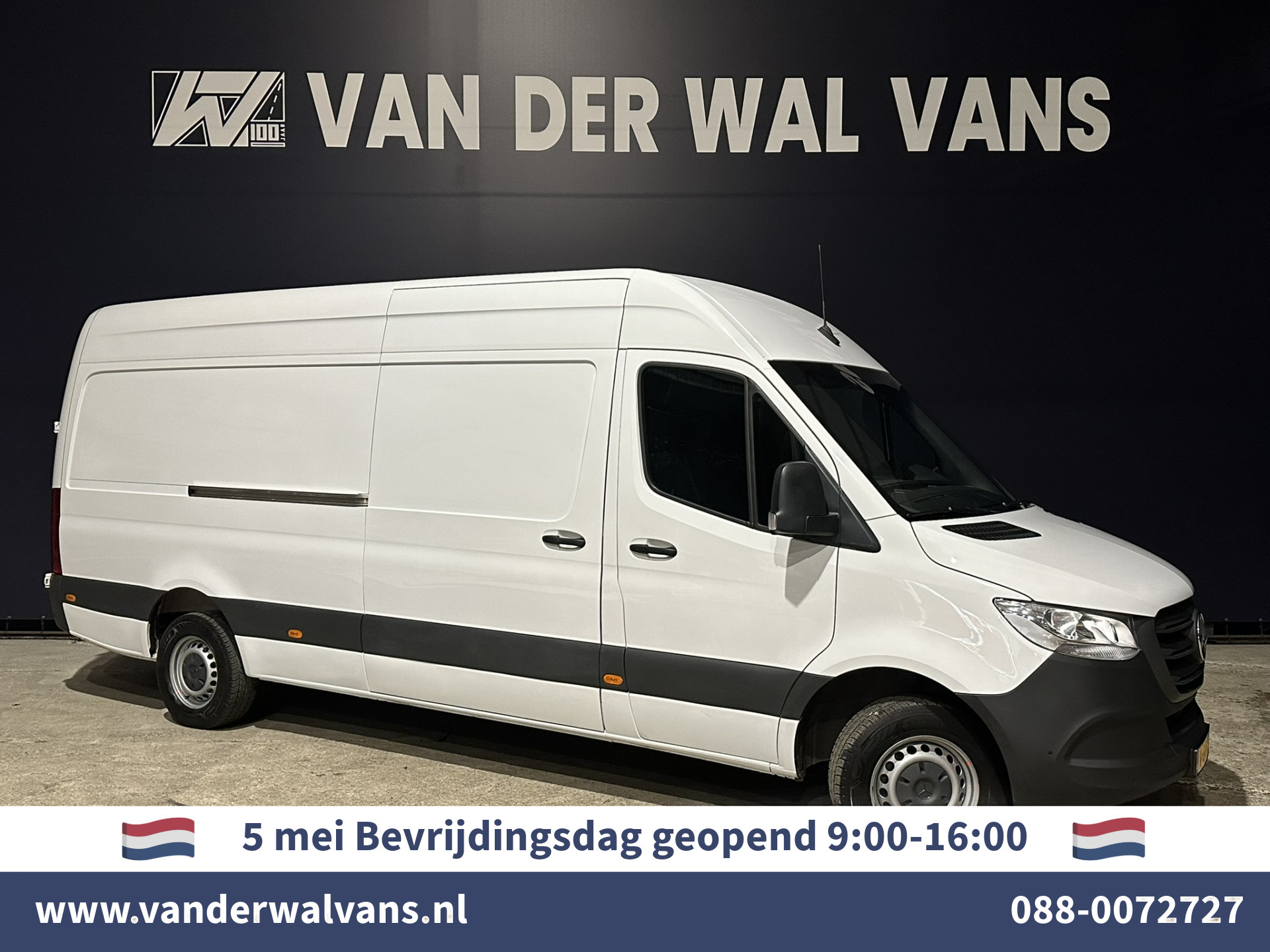 Mercedes-Benz Sprinter 317 CDI 170pk L3H2 Fabrieksgarantie Euro6 Airco | Camera | Apple Carplay | Cruisecontrol Android Auto, Parkeersensoren, Stoelverwarming, Bijrijdersbank