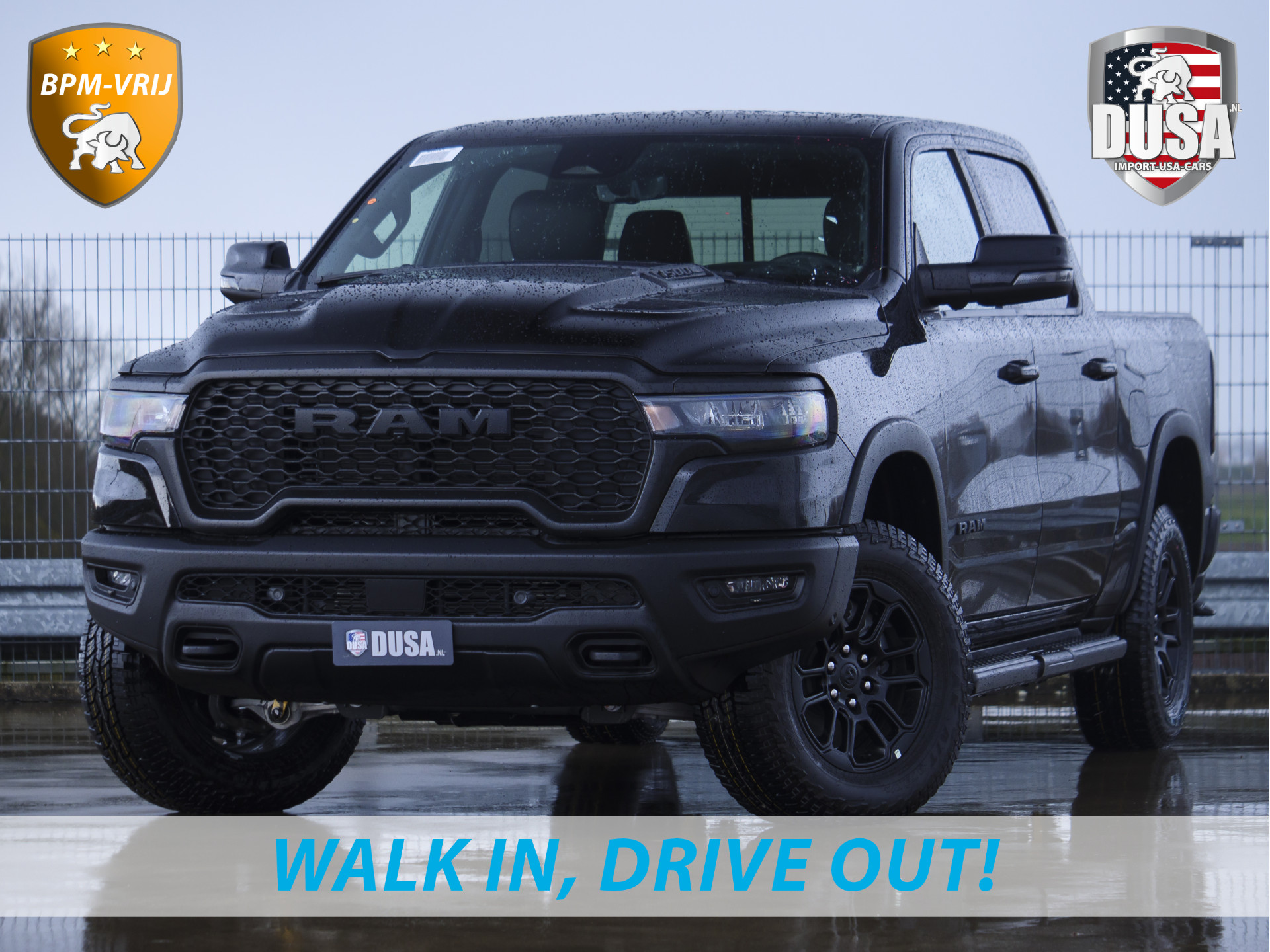 Dodge Ram 1500 | Rebel | Premium | 4x4 | Crew Cab | 3.0L Twin-turbo I6 | SST | 14,4 inch Touchscreen | 10,2 inch Passenger Screen | LPG | INCL BPM-VOORDEEL Getoonde accessoires zijn verkrijgbaar tegen meerprijs