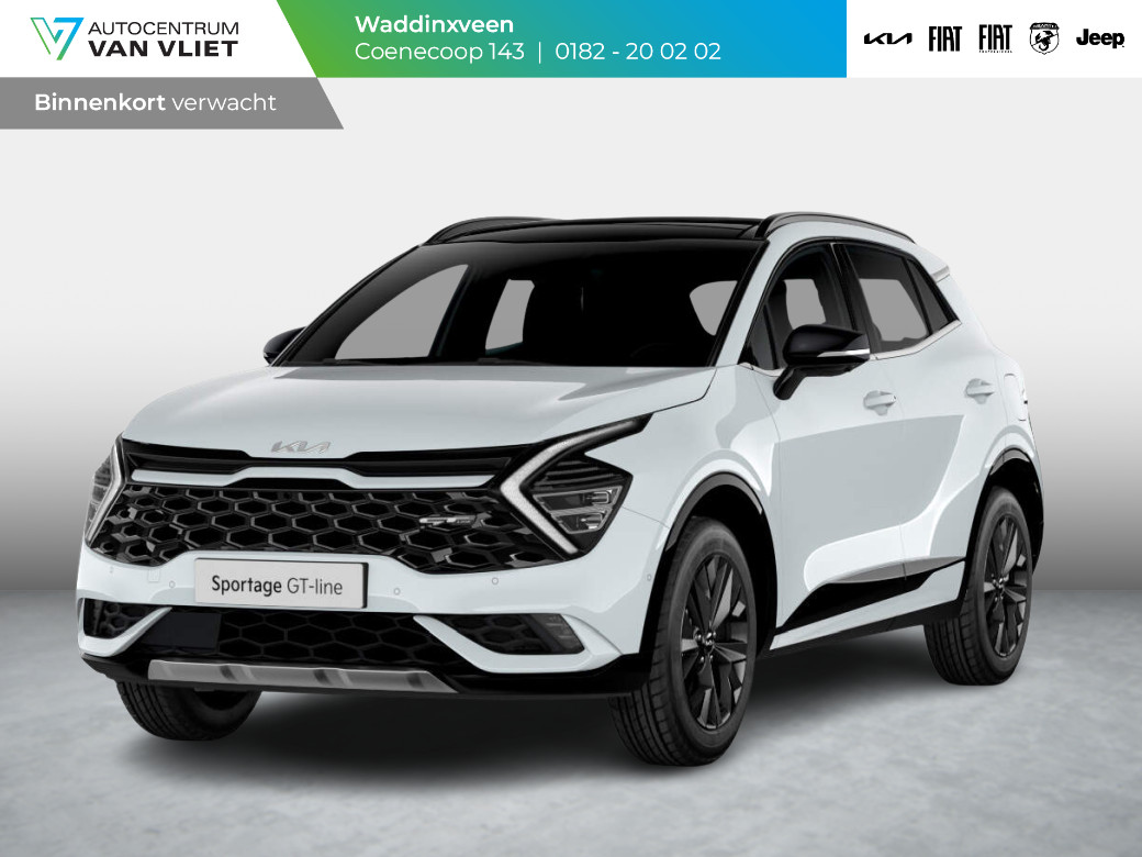 Kia Sportage 1.6 T-GDi Hybrid GT-Line Limited Edition l GT-line exterieur l Navigatie l Keyless go l 18 inch GT velgen l levering Juli l Prijs bij particuliere verkoop incl. inruilpremie