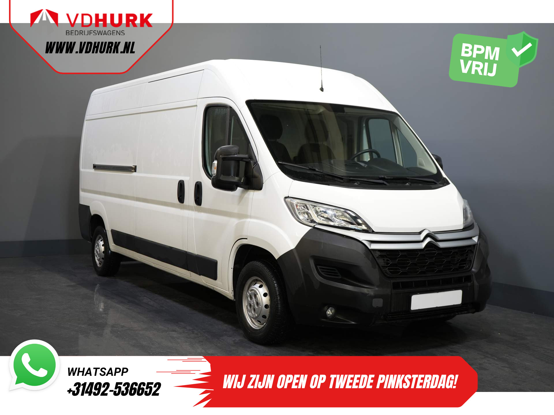 Citroën Jumper 2.0 HDI 130 pk L3H2 2.5t Trekverm./ Betimmerd/ Cruise/ PDC/ Airco