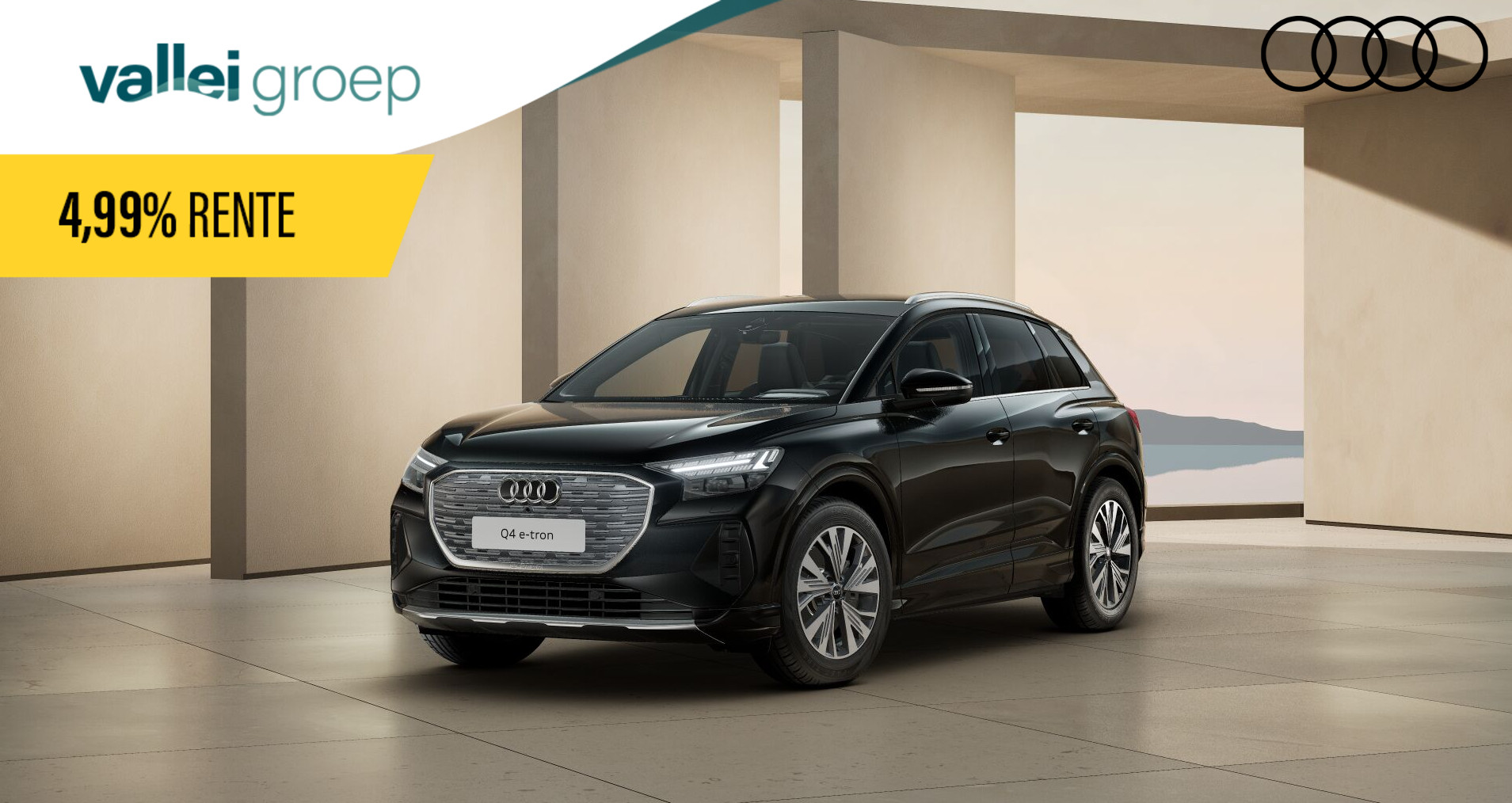 Audi Q4 e-tron Advanced edition e-tron 45 82 kWh 210 kW / 286 PK | Assistentiepakket plus | Comfortpakket | Privacy Glas |