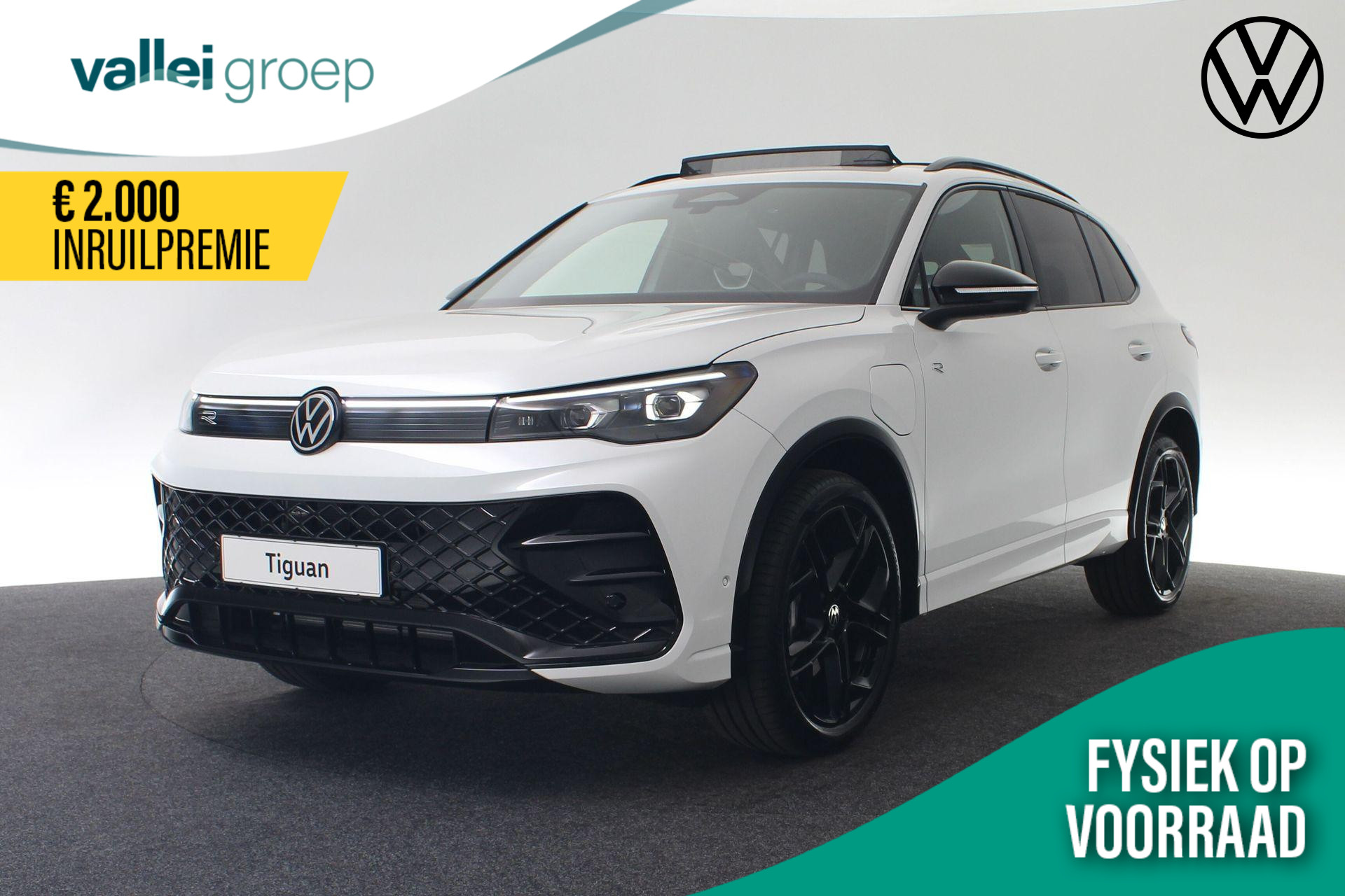 Volkswagen Tiguan R-Line-Edition 1.5 eHybrid 204 pk | Panoramadak | 360 Camera | IQ Light | Stoelventilatie | 20 inch