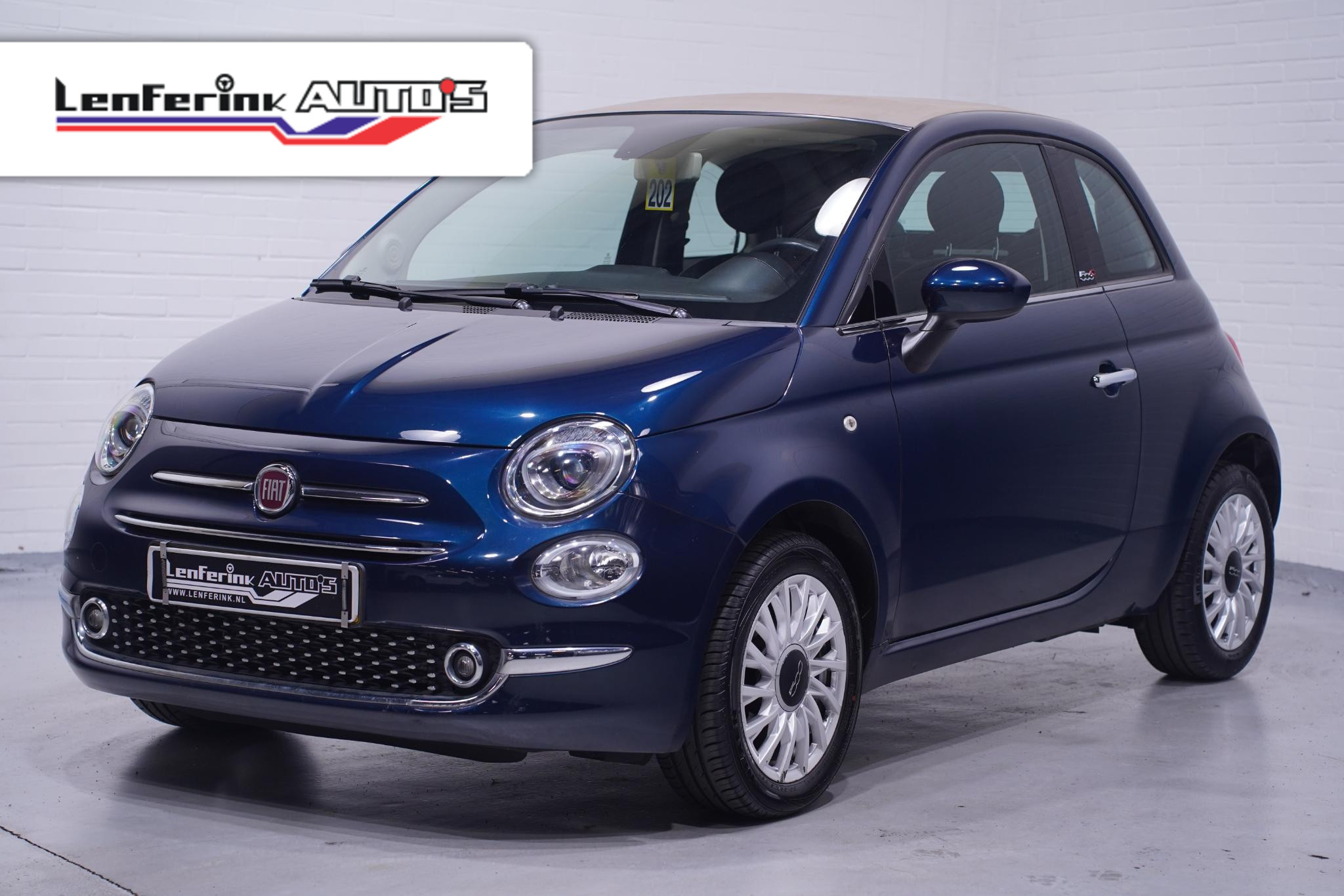 Fiat 500C 0.9 TwinAir Turbo Lounge Fiat 500 C 0.9 TwinAir Turbo Sport Lite Navi Cruise Mistlampen Apple PDC Carplay NAP