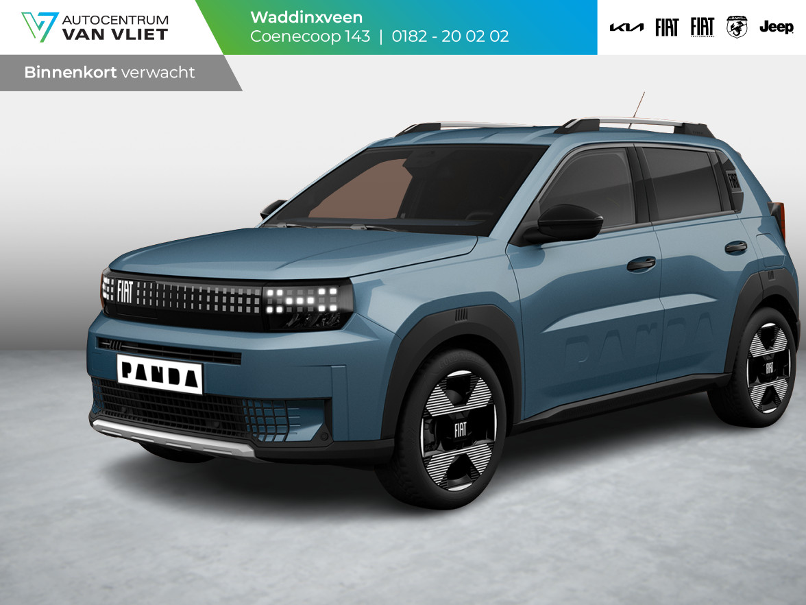 Fiat Panda Grande La Prima 44 kWh | Clima | Cruise | Camera | Apple Carplay | 17" | Navi | Winter Pack