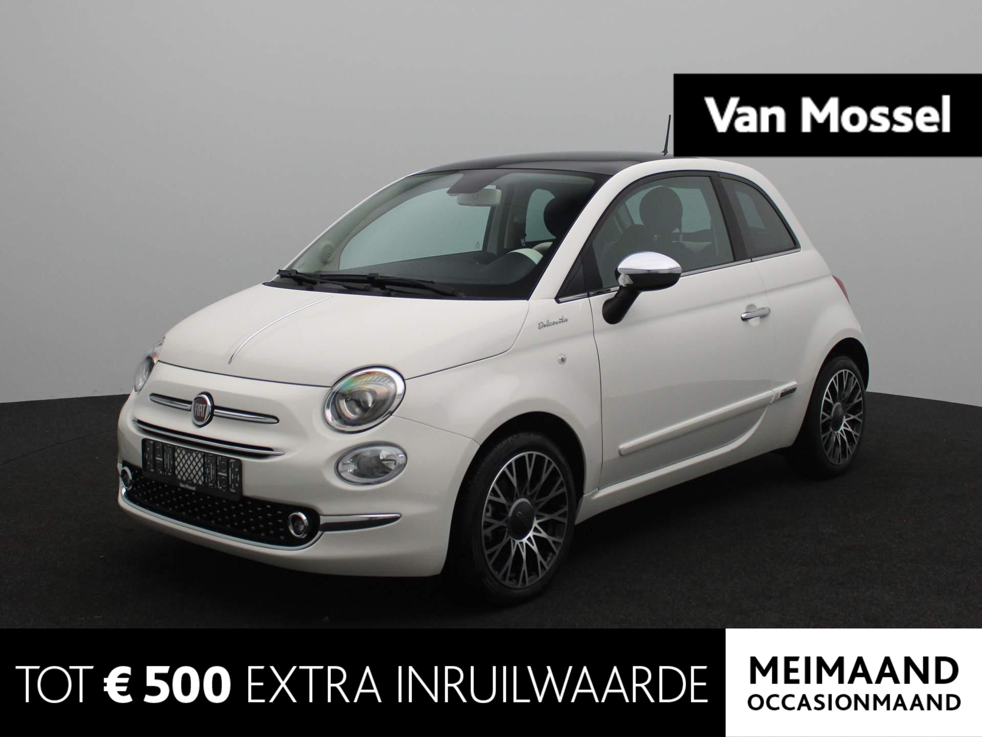 Fiat 500 1.0 Hybrid Dolcevita | Panoramadak | Apple CarPlay | Climate Control | Parkeersensoren | 16'' Velgen