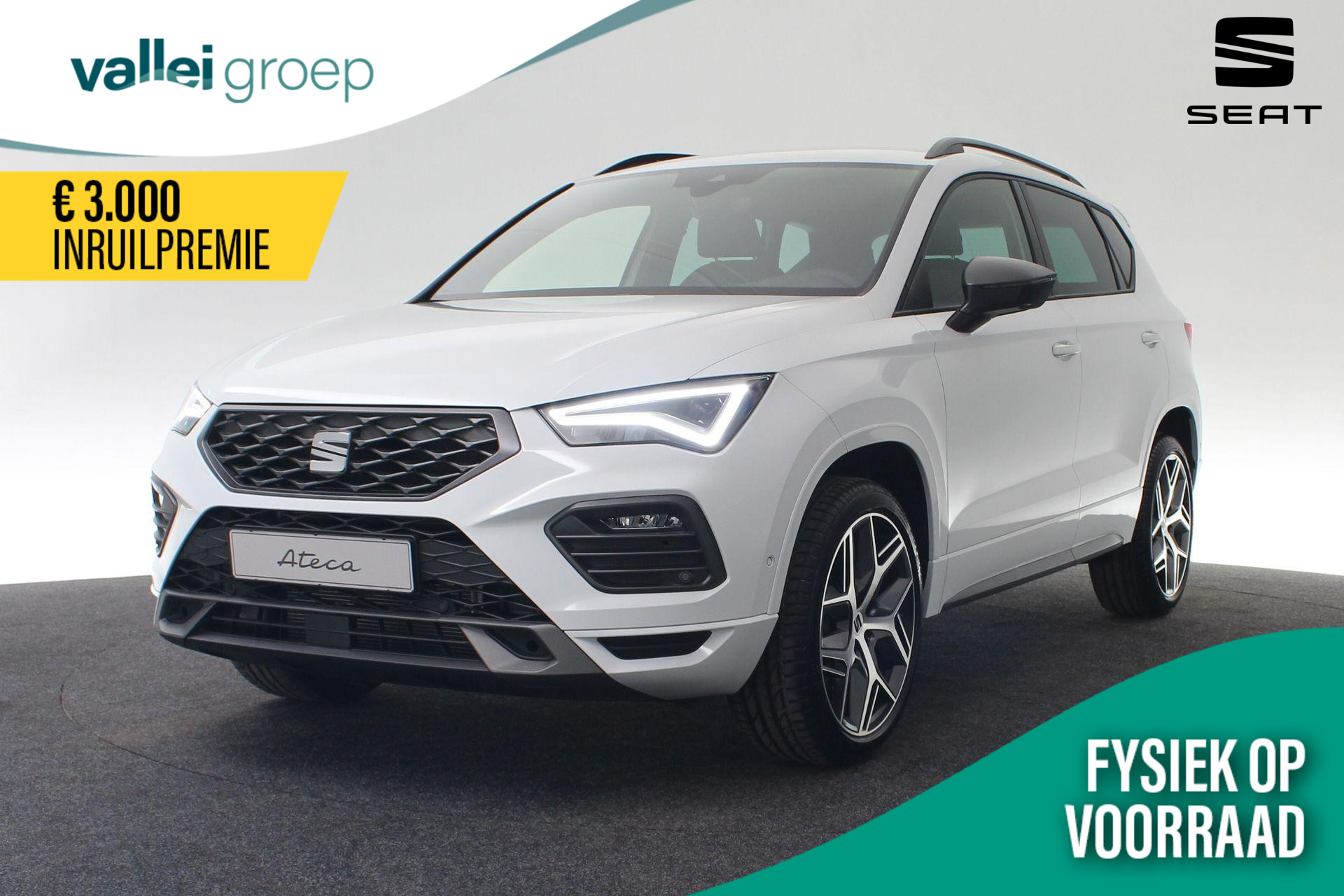 SEAT Ateca FR Business Intense 1.5 TSI 110 kW / 150 pk DSG | Camera | Full LED | Stoelverwarming | Side Assist | Keyless | 19 inch